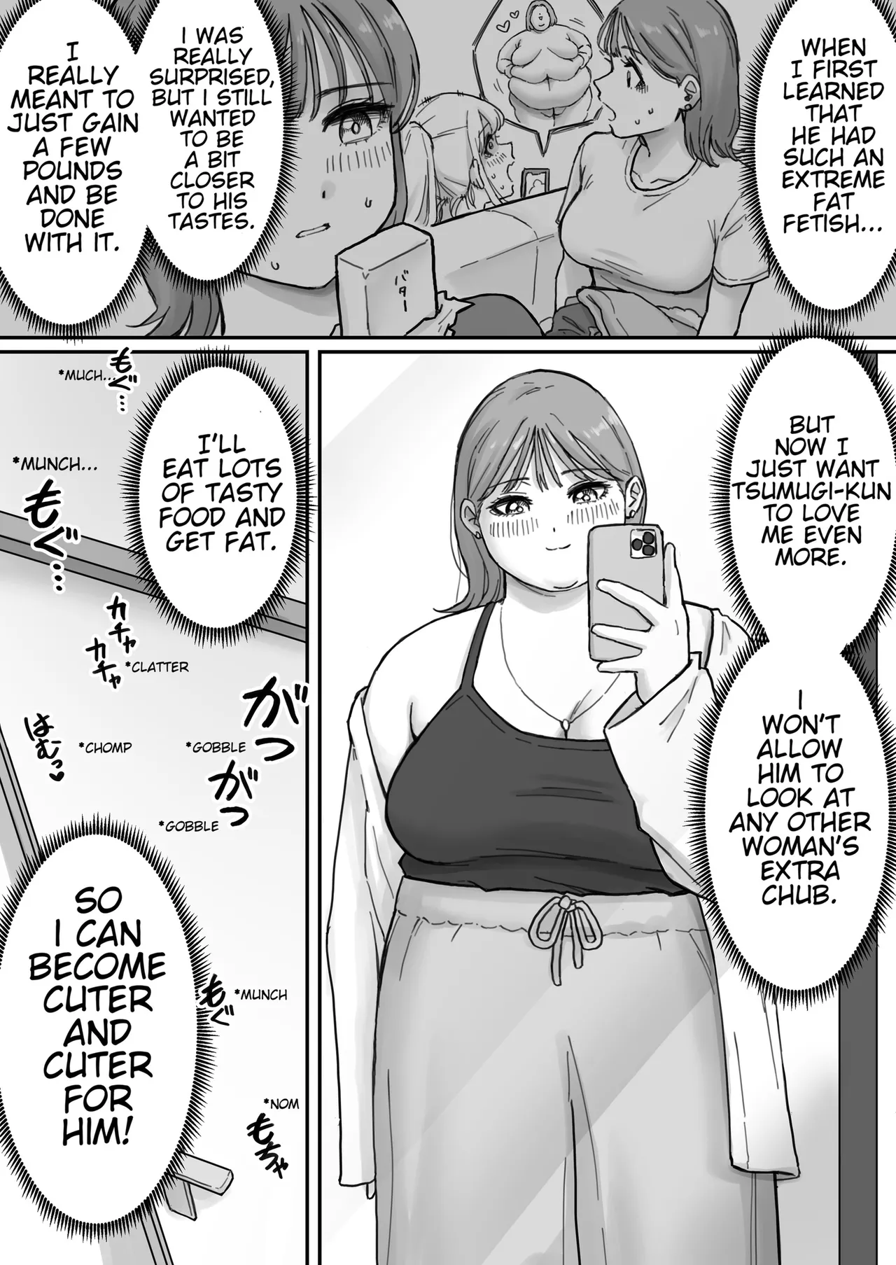 [ Rin ]  My boyfriend (a boy) had a fetish for excess fat [ Ongoing ] page 20 original parody - bbw weight gain hentai manga - read online free