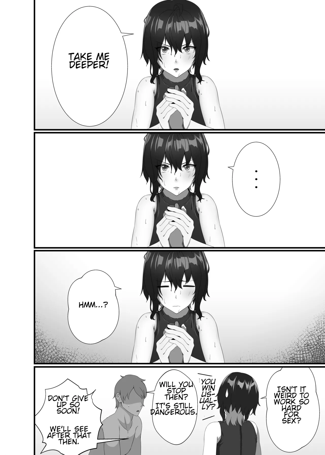 Kairaku wa Minasoko made | Pleasure reaches the bottom of the pool page 16 original parody - gloves swimsuit hentai manga - read online free