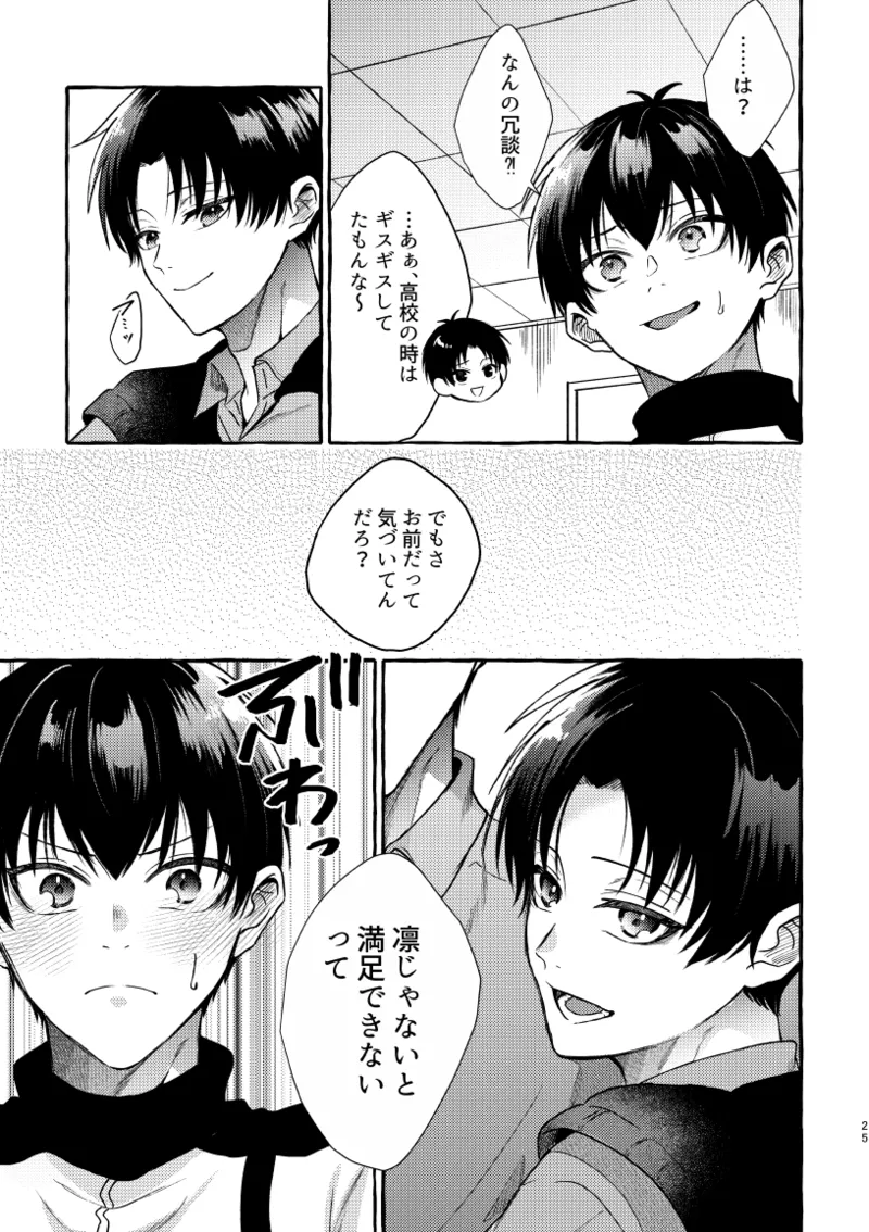 凛潔 page 23 featuring yoichi isagi blue lock parody - tracksuit multi-work series hentai manga - read online free