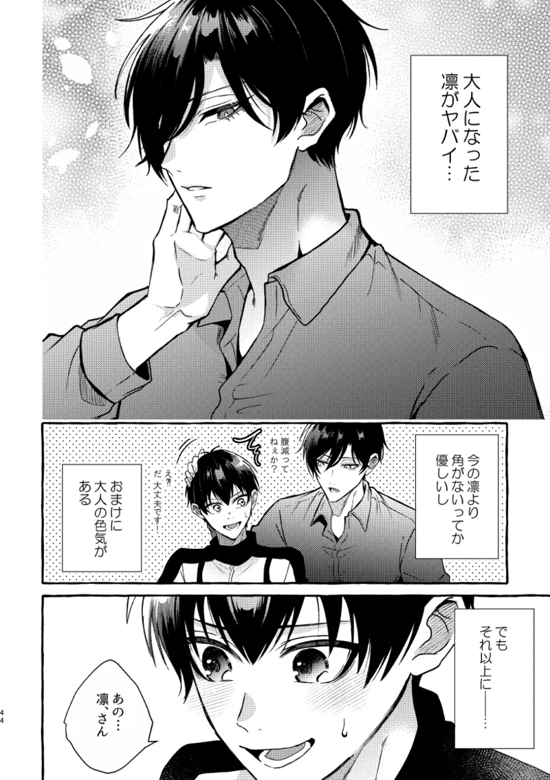 凛潔 page 42 featuring yoichi isagi blue lock parody - tracksuit multi-work series hentai manga - read online free