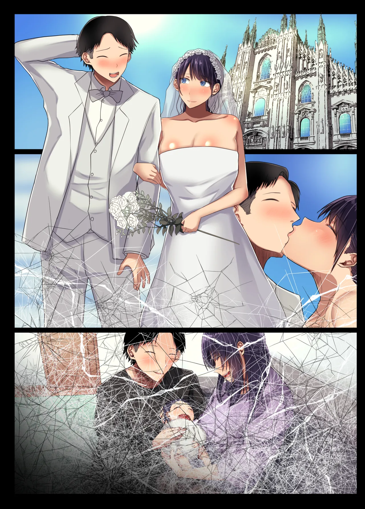 幼馴染の彼女が先輩のデカチンに寝取られました4 page 135 original parody - squirting big breasts hentai manga - read online free