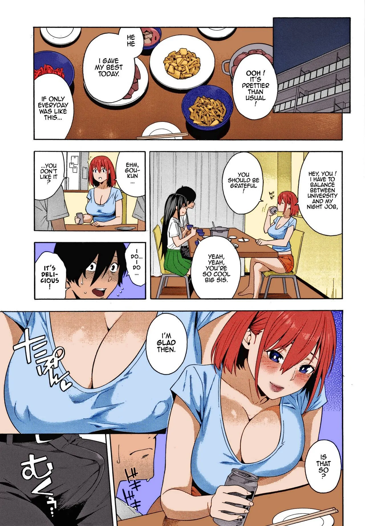 My Girlfriend's Hot StepSister page 12 - big breasts full color hentai manga - read online free