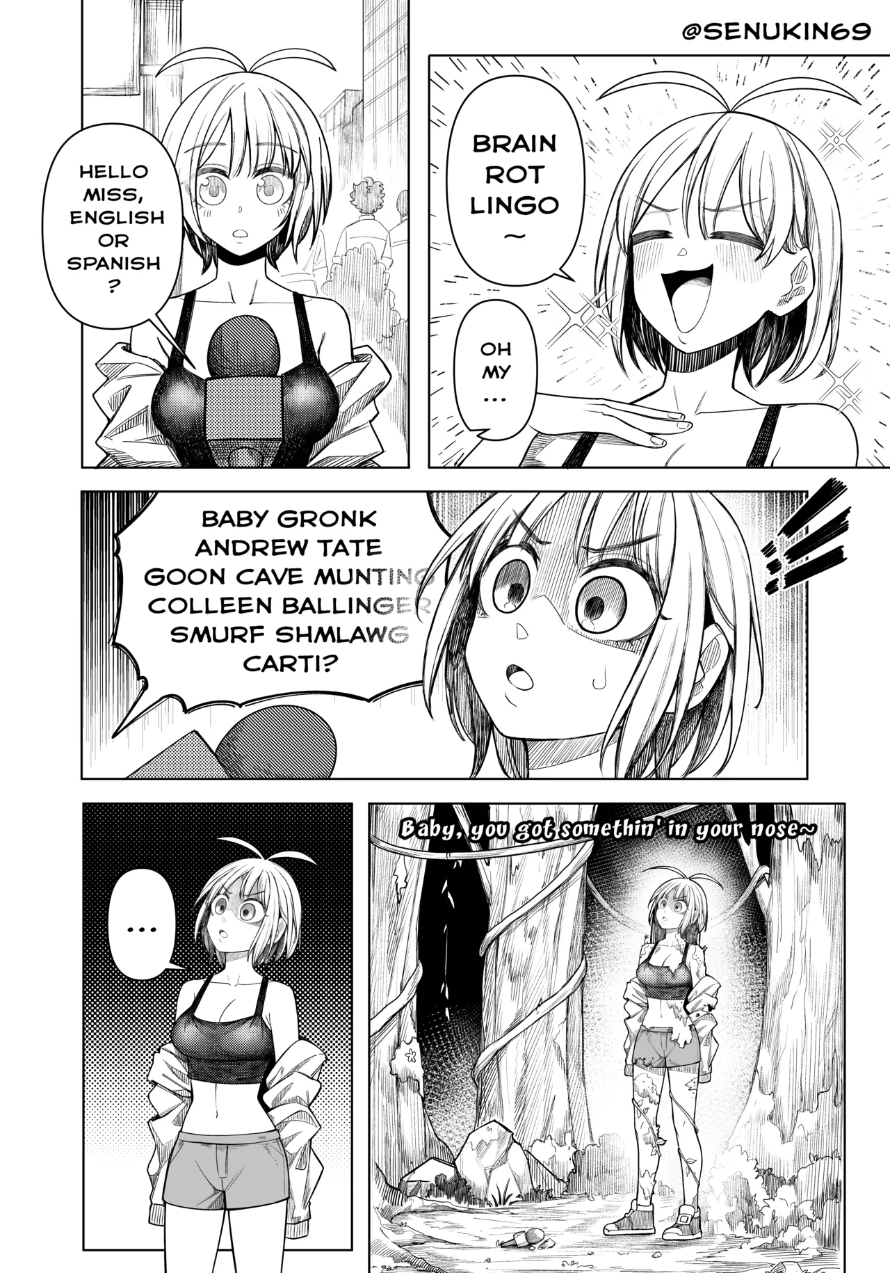 Brainrot Girlfriend page 14 original parody - sole female sole male hentai manga - read online free