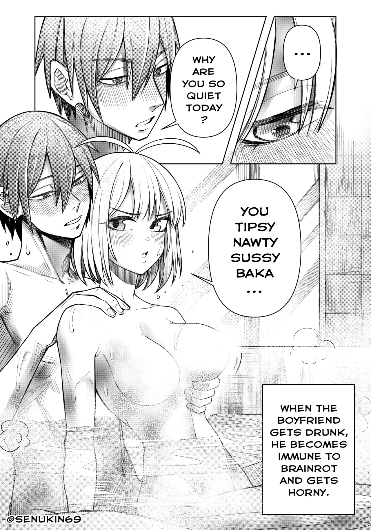 Brainrot Girlfriend page 15 original parody - sole female sole male hentai manga - read online free