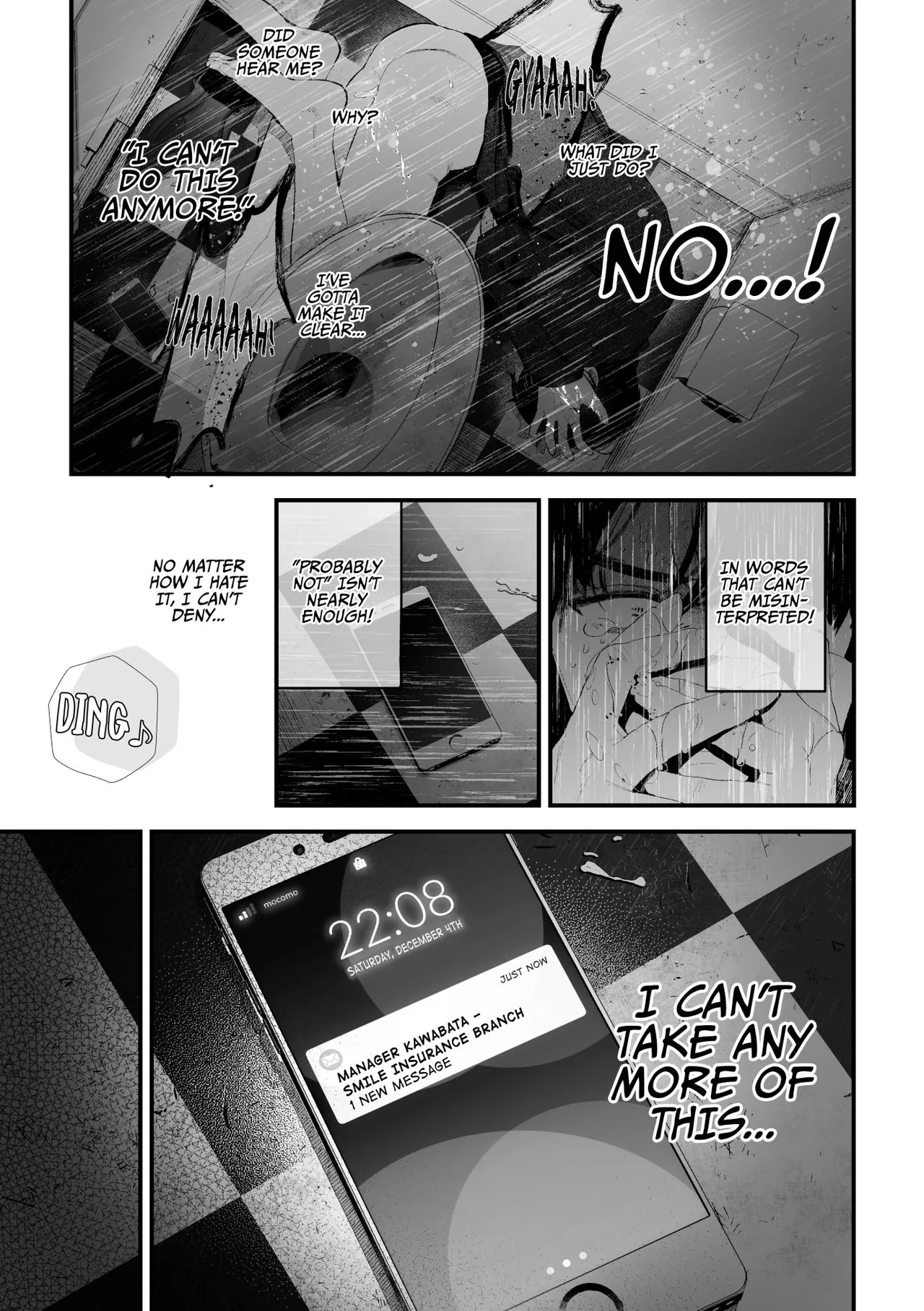Kuzu na Elite Shinnyuu Shain-kun Kyousei Chinpo Marudashi Enkaigei de Buzama Ochi | The Unsightly Nude Performance of an Elite Employee page 59 original parody - beauty mark mosaic censorship hentai manga - read online free