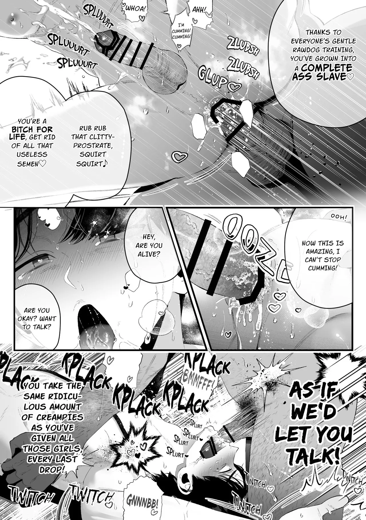 Kuzu na Elite Shinnyuu Shain-kun Kyousei Chinpo Marudashi Enkaigei de Buzama Ochi | The Unsightly Nude Performance of an Elite Employee page 73 original parody - beauty mark mosaic censorship hentai manga - read online free