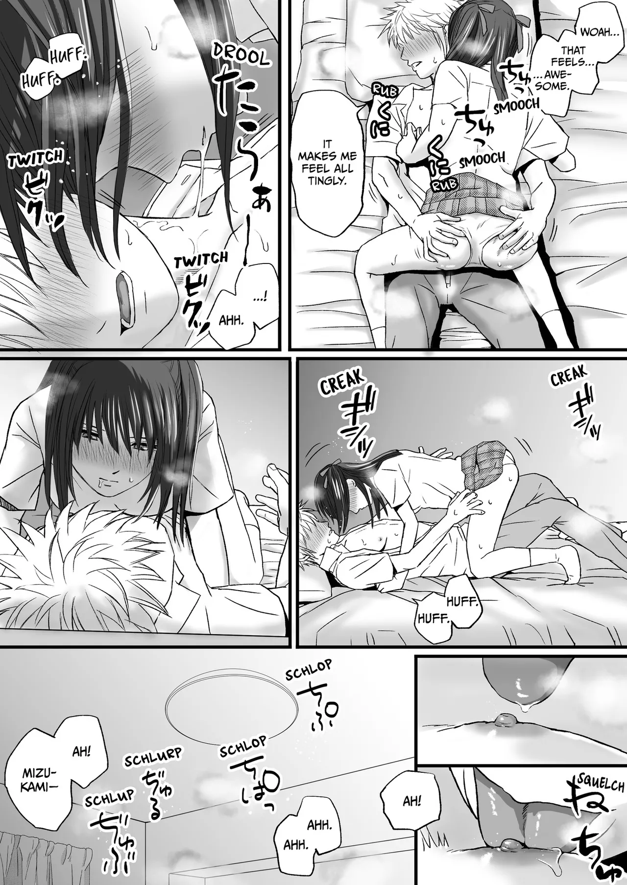 Sumata dake tte Itta no ni… Nurutto Sounyuusarechatta Yuutousei no Omocha | You Said It'd Just Be Grinding... But You Ended up Slipping It In. Now I'm Just the Top Student's Toy. page 18 original parody - handjob kissing hentai manga - read online free
