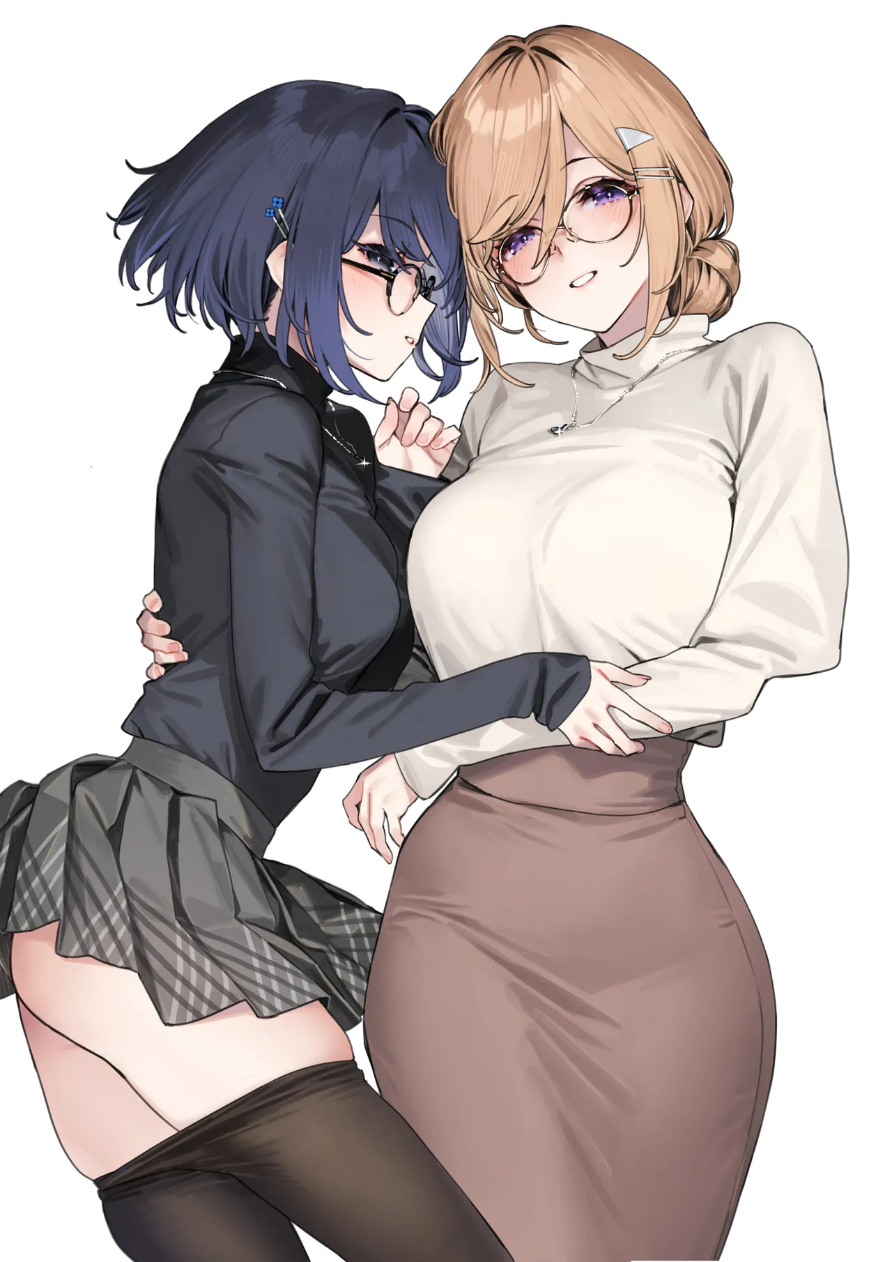 Sister Contrast Dekiai Onee-chan to Noumitsu Seikatsu | 反差姐妹 page 65 original parody - sole male nakadashi hentai manga - read online free