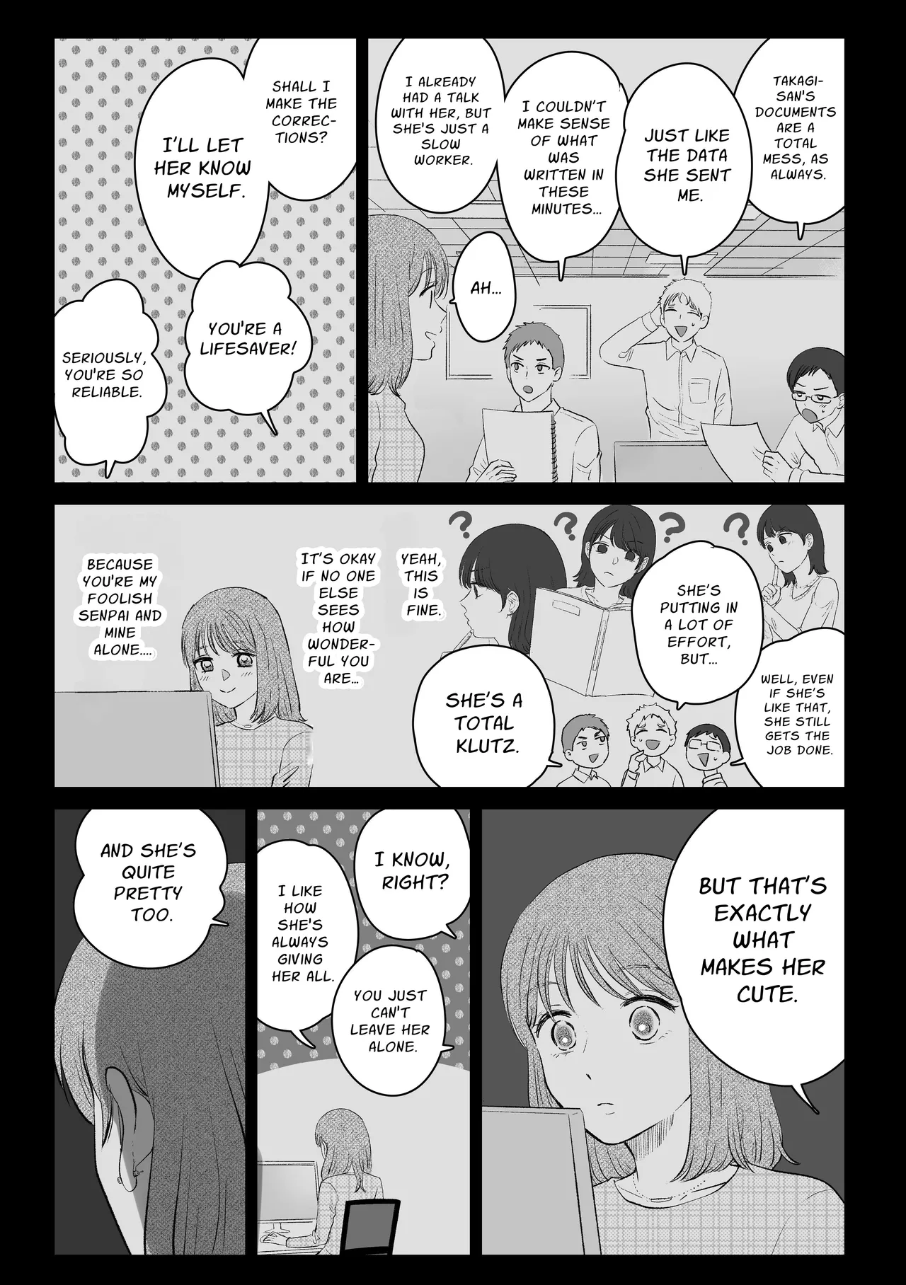 [Sasami Seseri (Sasami Rise)] Senpai tte Honto Baka -Kouhai no Burikko Onna ni Suki ni Sarechau Hanashi- | Silly You ~XXX'd by a colleague who is feigning cutesy naivete~ [English] [nasmas] page 30 original parody - kissing cunnilingus hentai manga - read online free
