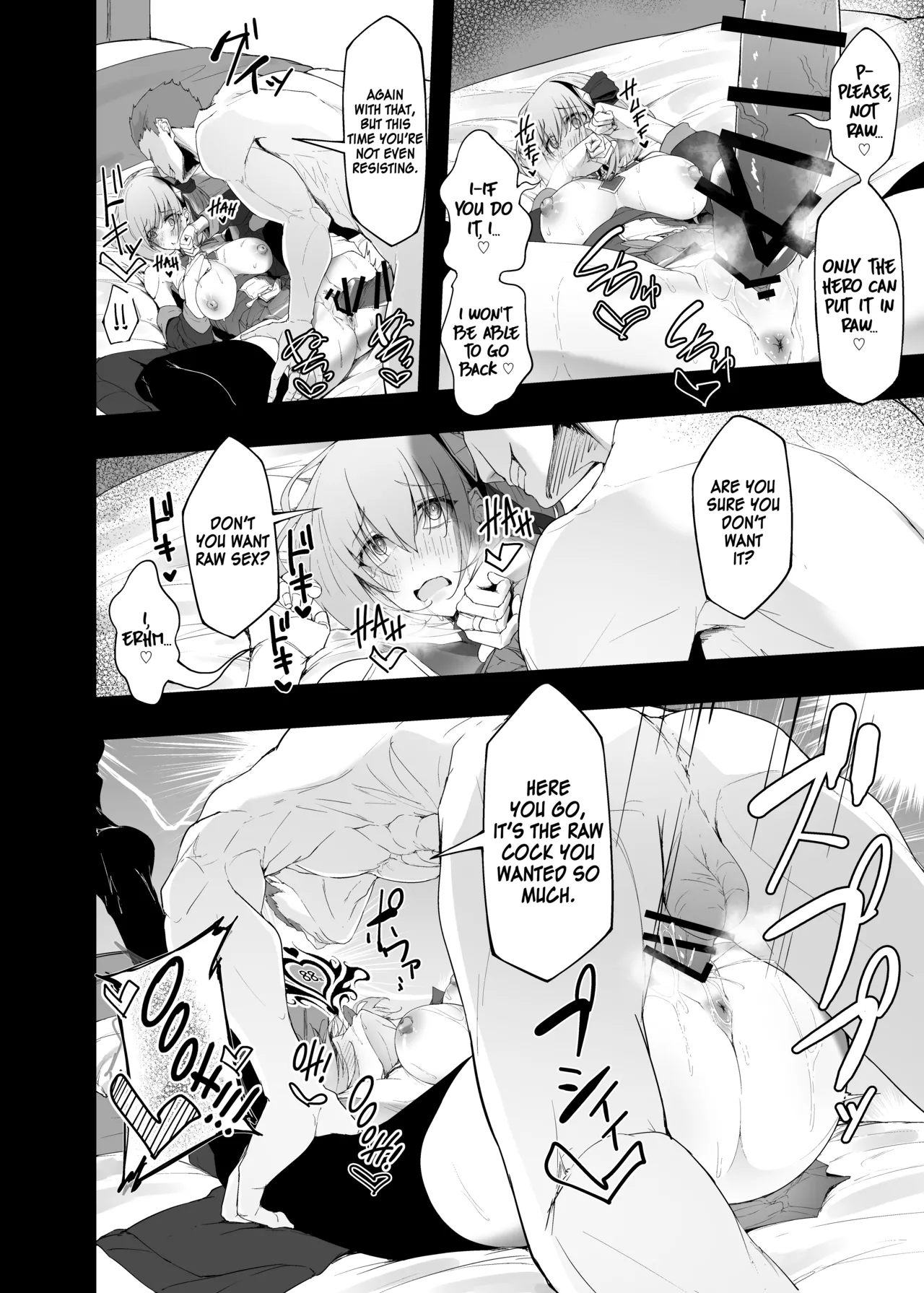Yuusha no Kanojo wa NTRreru - Heroine no Netorareru | The Hero’s Girlfriend Gets NTR’d page 51 original parody - squirting kissing hentai manga - read online free