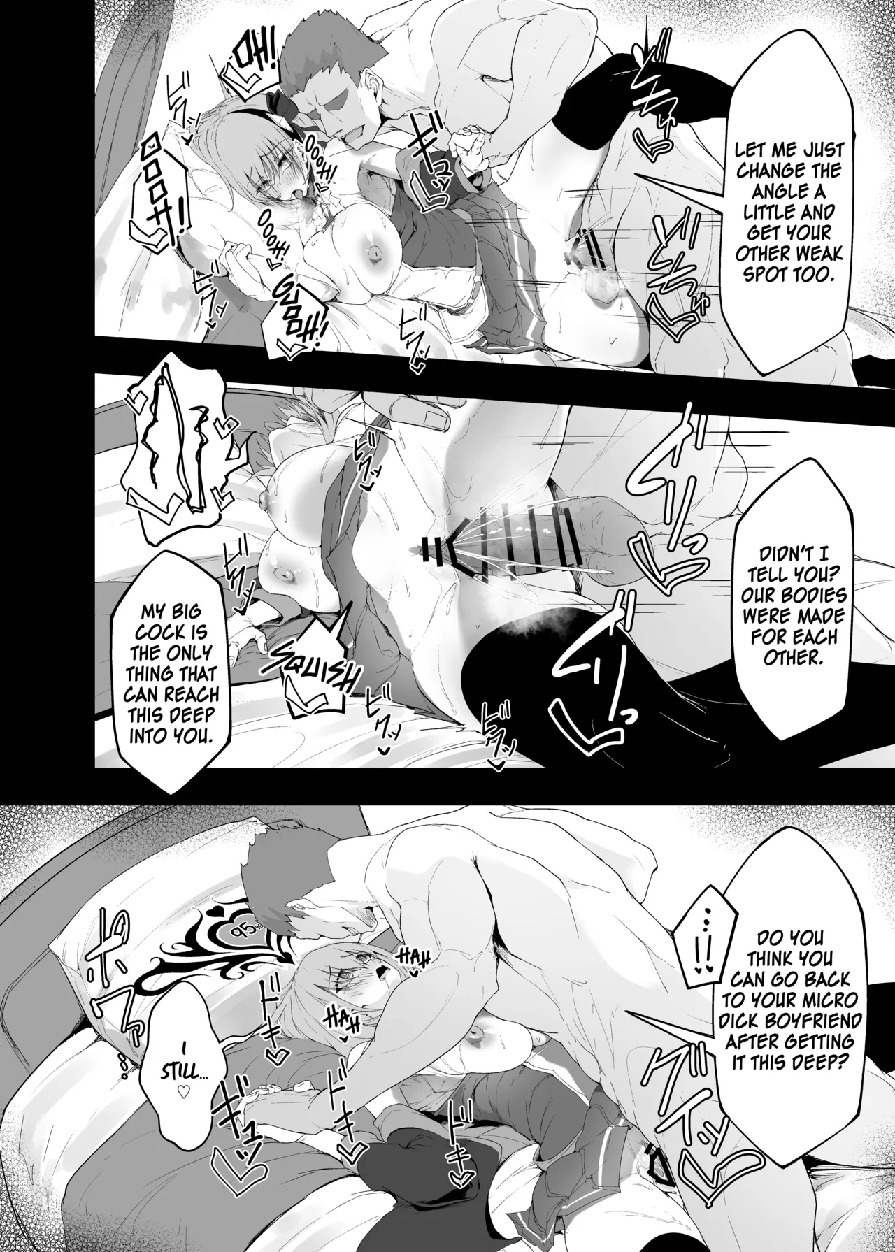 Yuusha no Kanojo wa NTRreru - Heroine no Netorareru | The Hero’s Girlfriend Gets NTR’d page 53 original parody - squirting kissing hentai manga - read online free