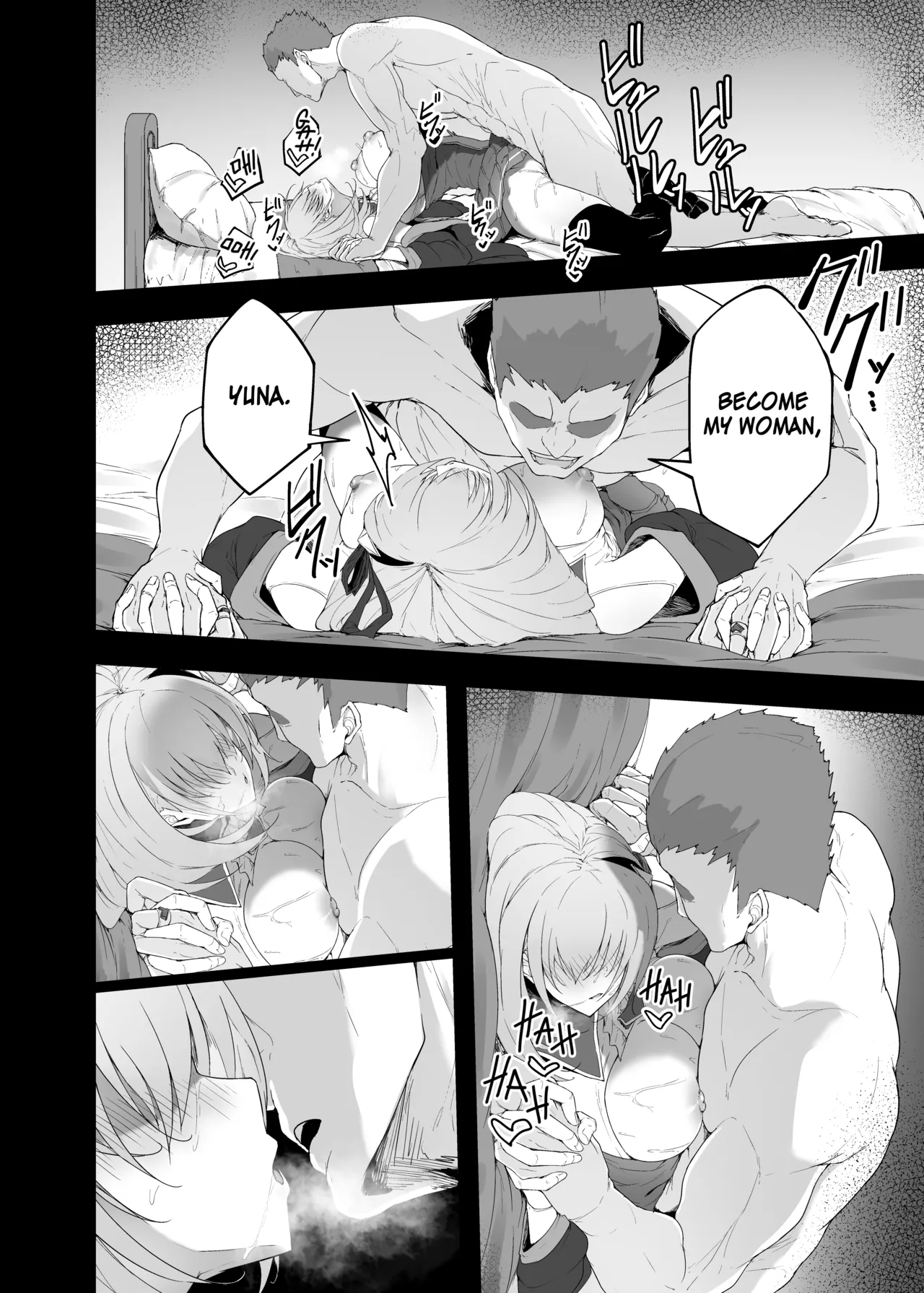 Yuusha no Kanojo wa NTRreru - Heroine no Netorareru | The Hero’s Girlfriend Gets NTR’d page 57 original parody - squirting kissing hentai manga - read online free