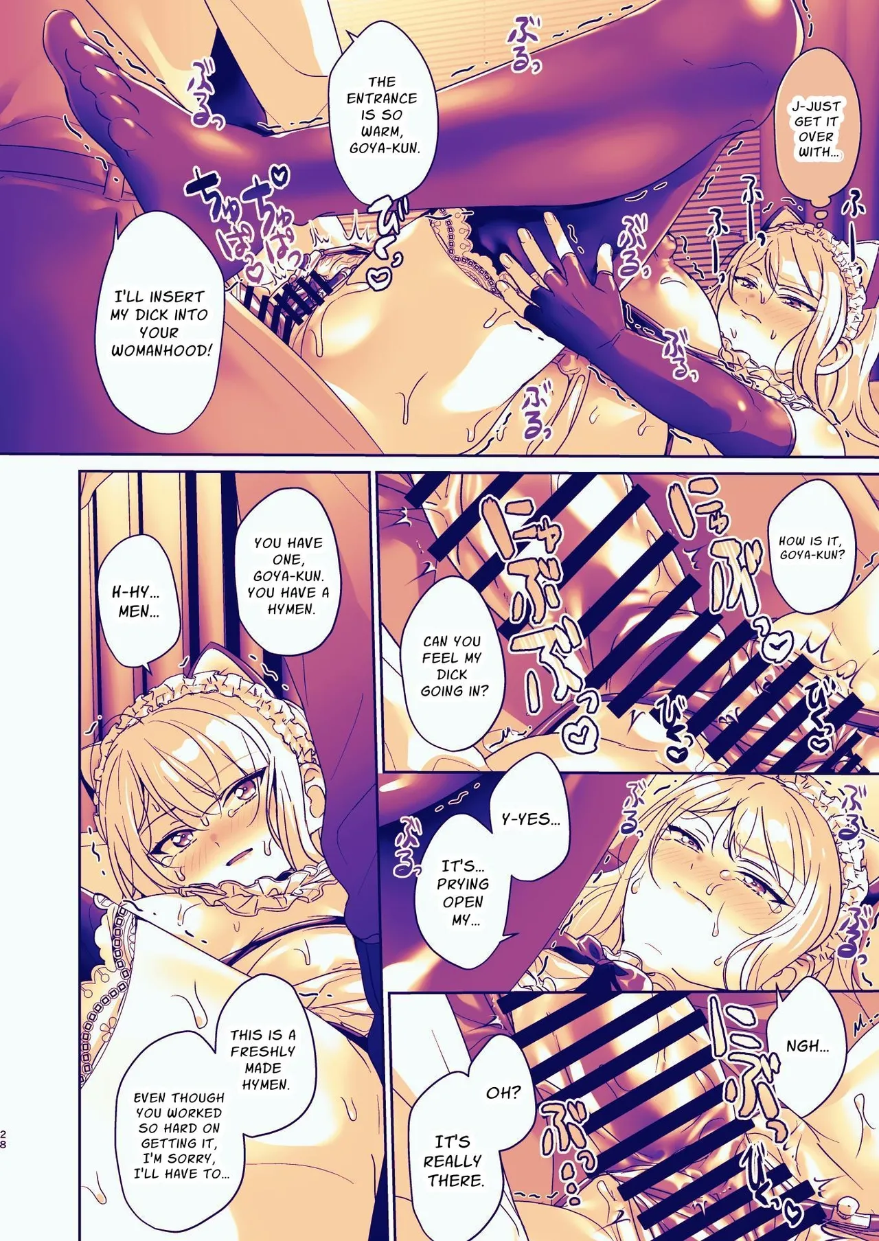Seitokaichou wa Nyotaika kara Nigenai | The Council President Cannot Escape Feminization page 28 original parody - x-ray kemonomimi hentai manga - read online free