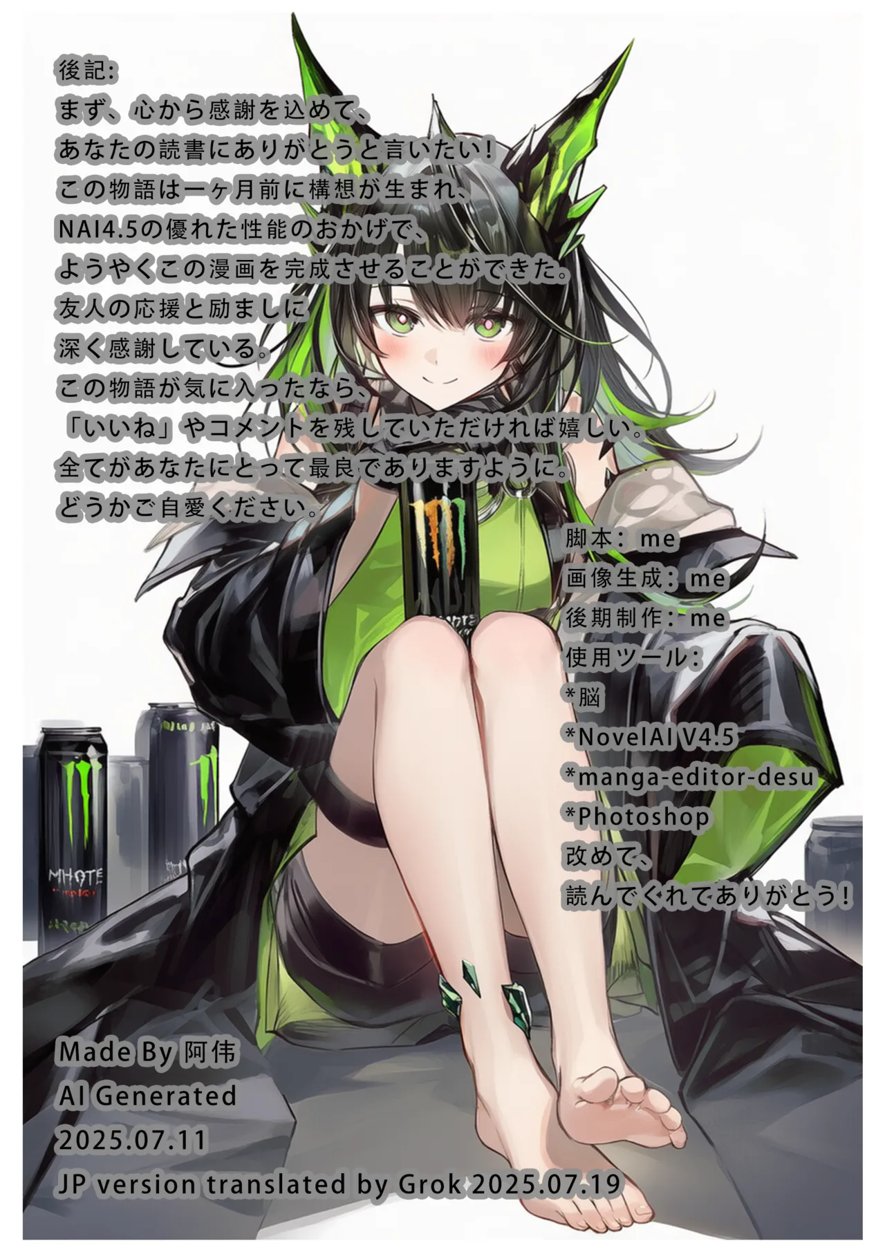 届かぬ愛の果てに...？ page 26 featuring mon3tr arknights parody - comic ai generated hentai manga - read online free