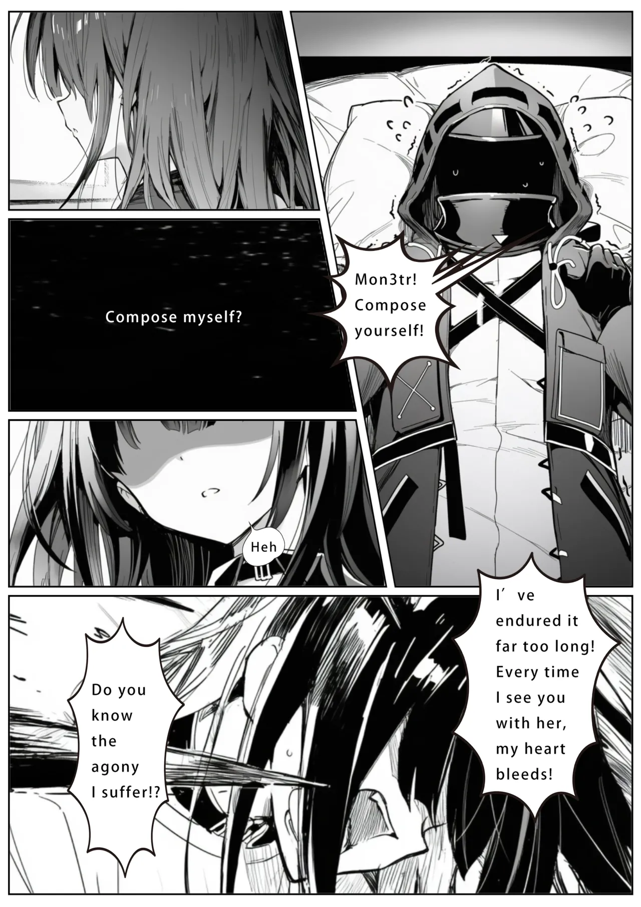 The Consequence of Unrequited Love...? page 9 featuring mon3tr arknights parody - ai generated hentai manga - read online free