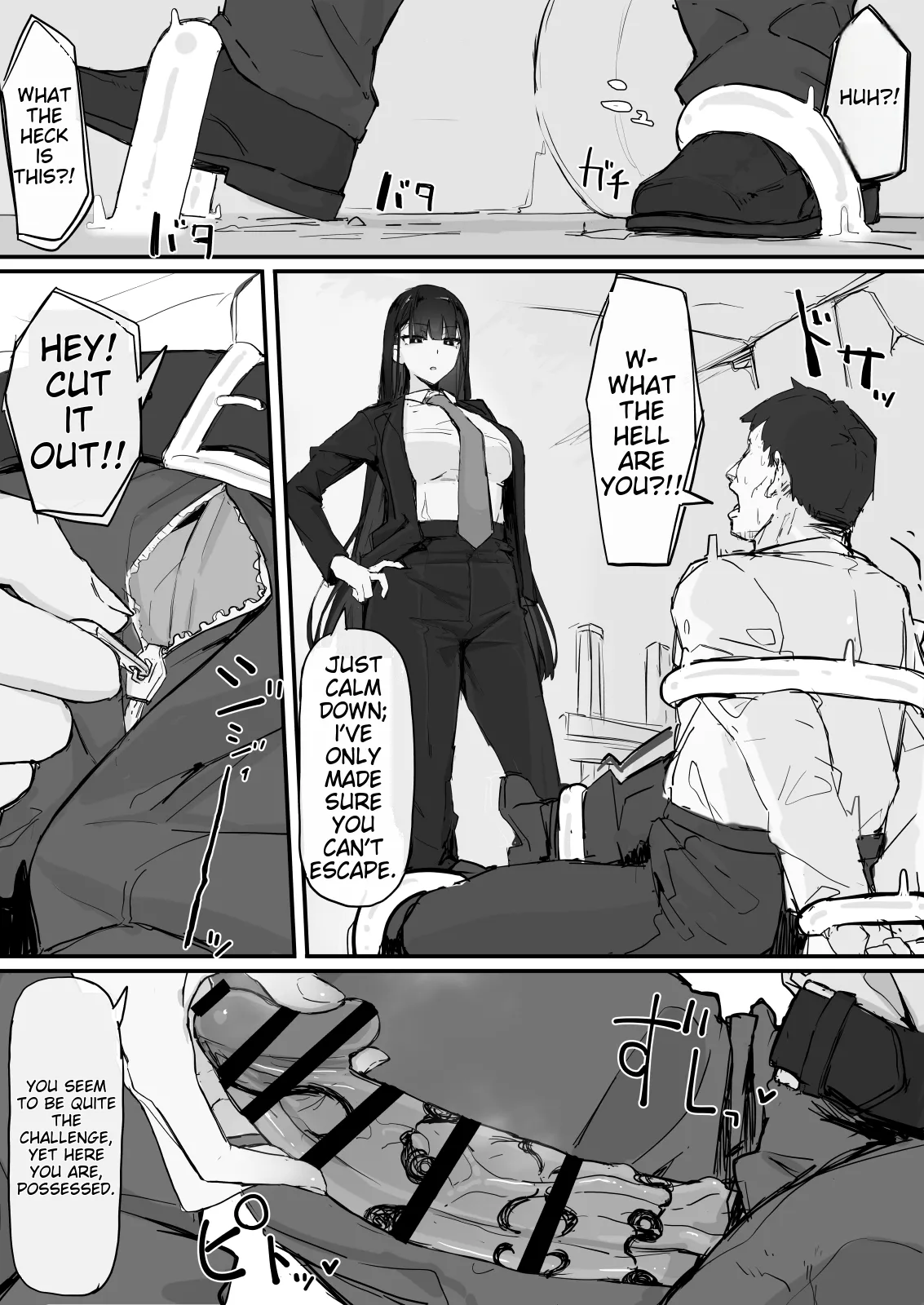 Kankaku shadan de haraimasu  | Sensory deprivation exorcism | Part 1-4 page 19 original parody - sole male nakadashi hentai manga - read online free