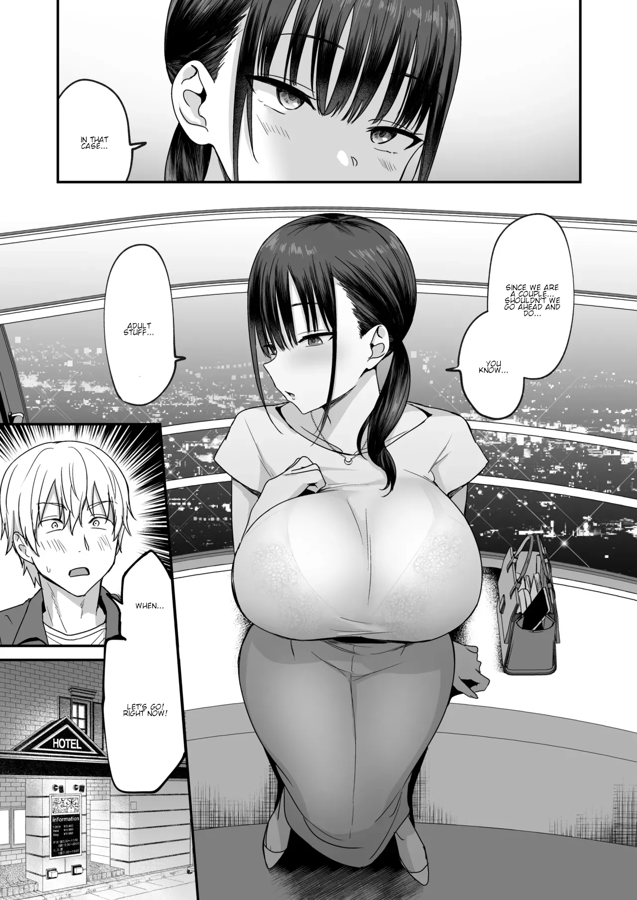 Muhyoujou de Dosukebe na Machimiya-san | Lewd and Expressionless Machimiya page 9 original parody - kissing big breasts hentai manga - read online free