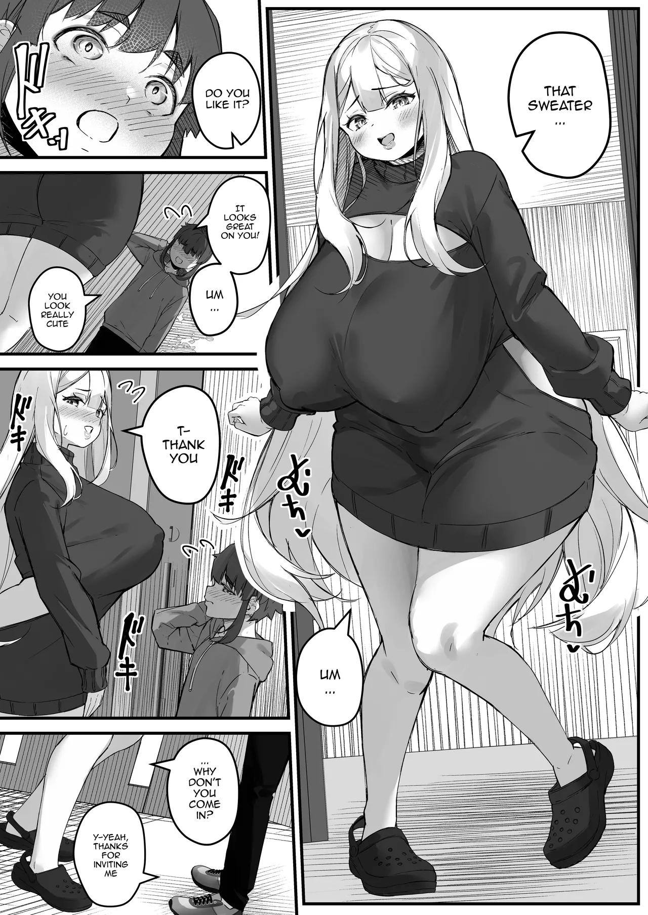 [Baku-π-dou (Kuchi VE)] 2m no Toshishita Kanojo | My 2-Meter-Tall Younger Girlfriend [English] {Doujins.com} page 17 original parody - sole female sole male hentai manga - read online free