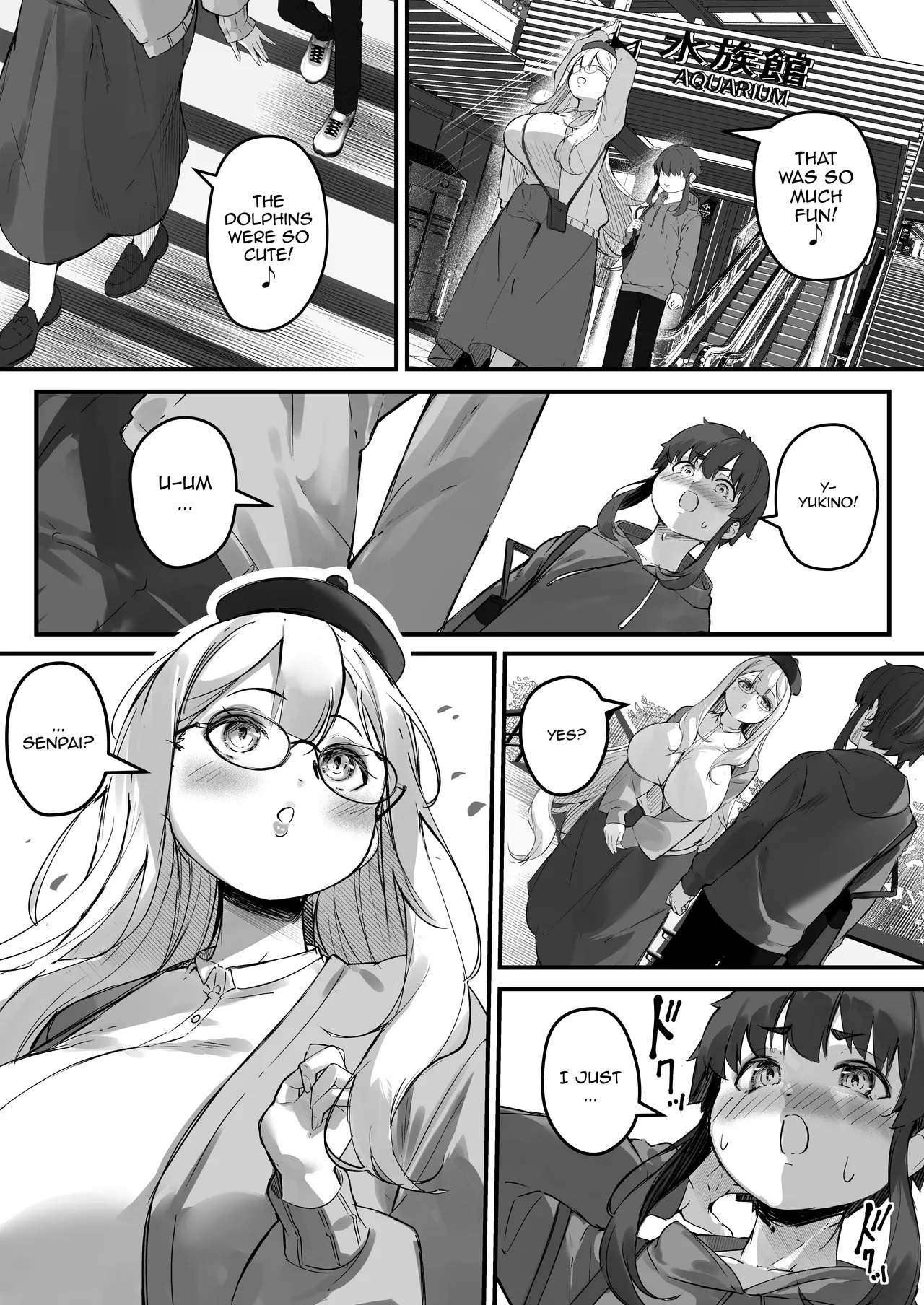 [Baku-π-dou (Kuchi VE)] 2m no Toshishita Kanojo | My 2-Meter-Tall Younger Girlfriend [English] {Doujins.com} page 9 original parody - kissing virginity hentai manga - read online free