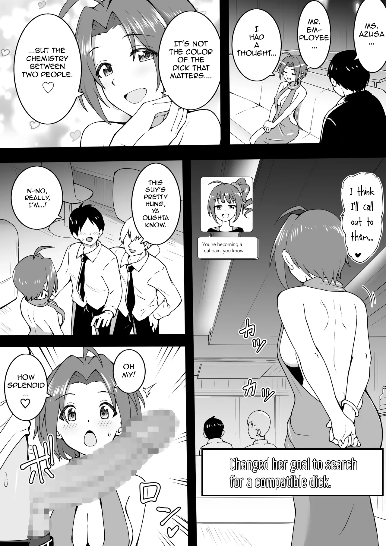 The Erotic Rose Azusa page 10 featuring azusa miura the idolmaster parody - handjob sweating hentai manga - read online free