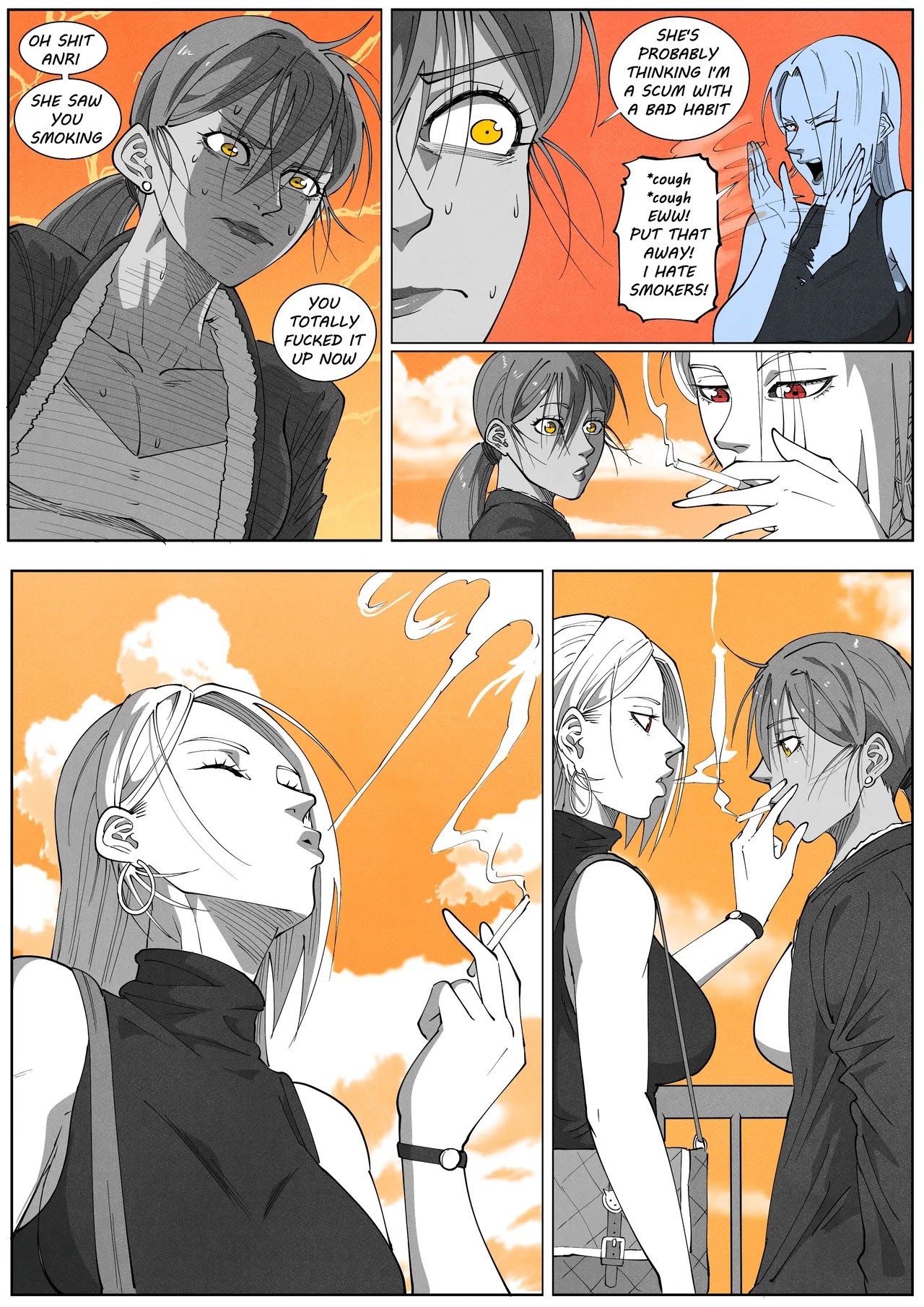 GNO: Girl's Night Out - Issue 02 page 100 original parody - ttf threesome futanari hentai manga - read online free