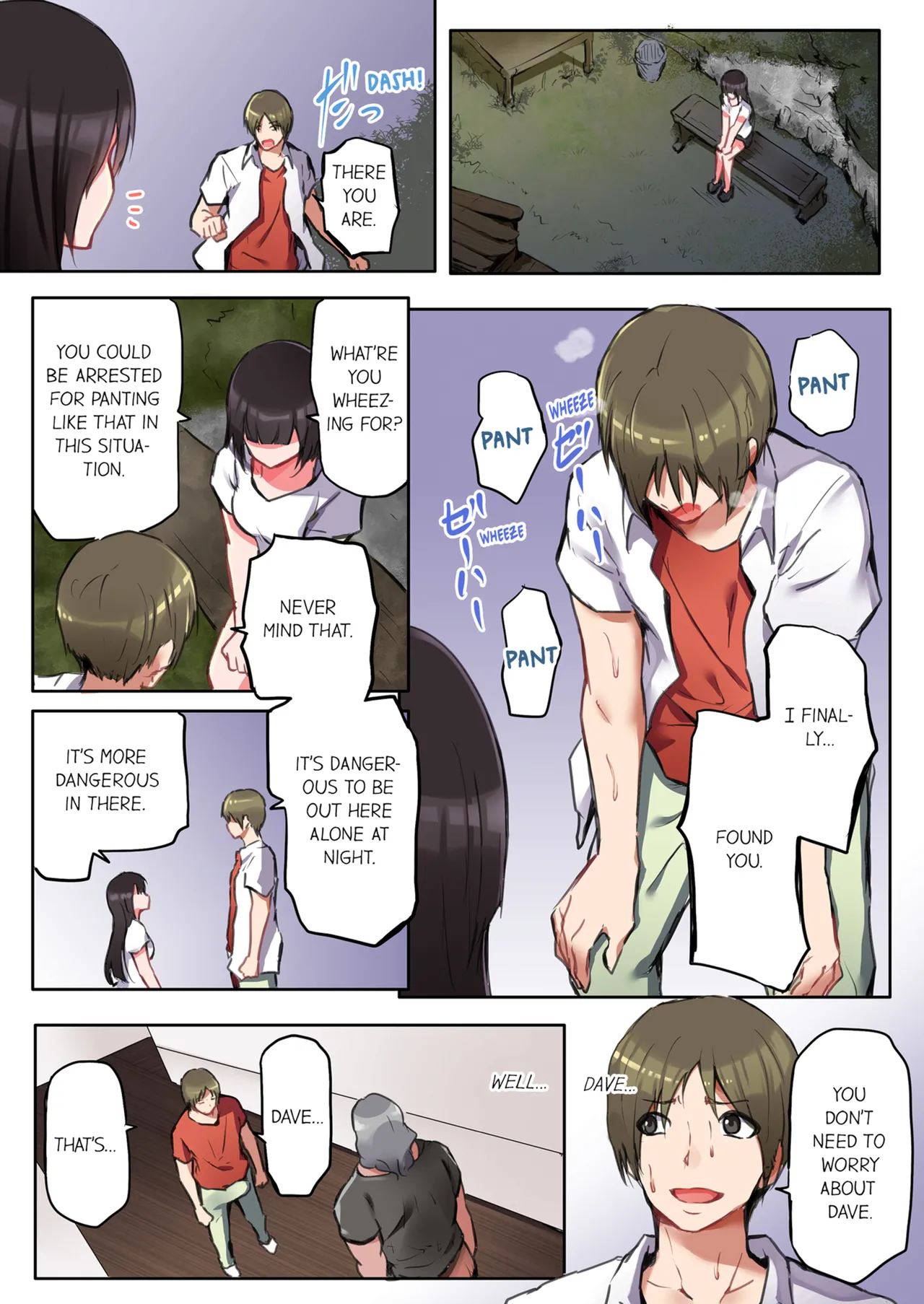 That Won't Fit...! All Night Sex with the Biggest Cock Vol.1 page 54 - mmf threesome group hentai manga - read online free