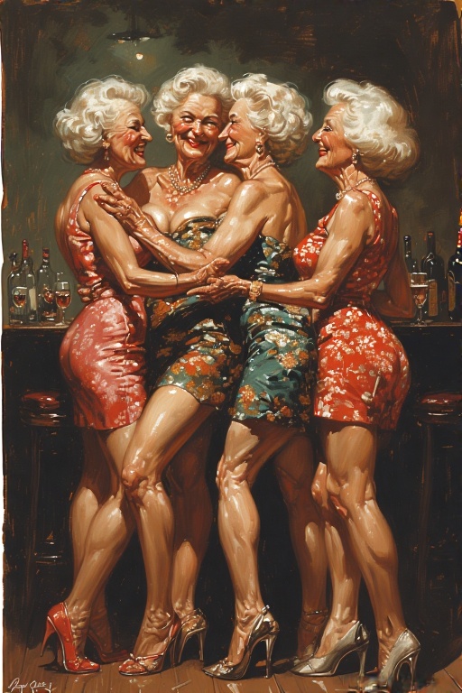 party dance mature women page 12 - yuri females only hentai manga - read online free