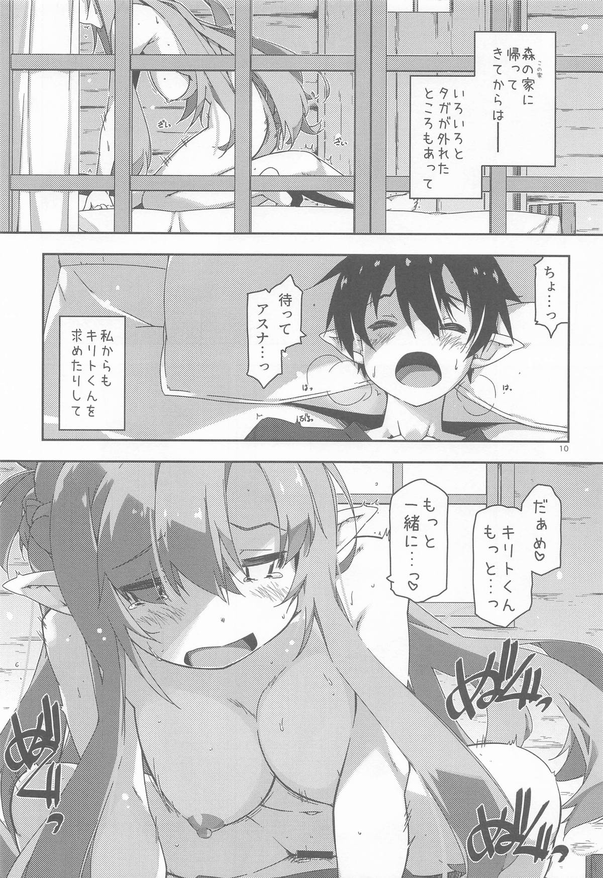 Kirito-kun to Watashi ga Sodatemashita - Page 9