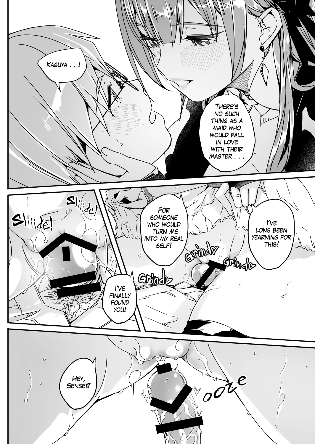 Its shining moonflower captivates me page 20 original parody - maid kissing hentai manga - read online free