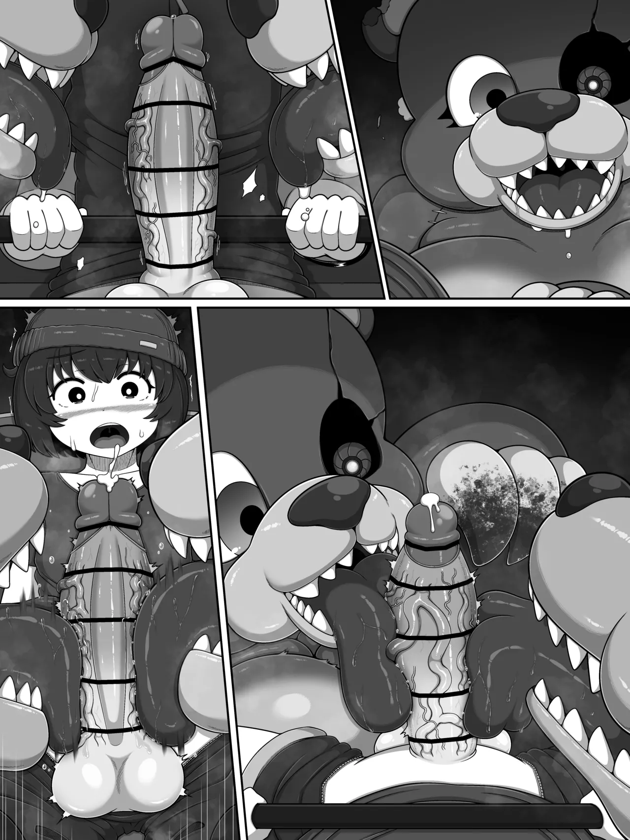 Monster House 3 page 38 original parody - doll joints multi-work series hentai manga - read online free