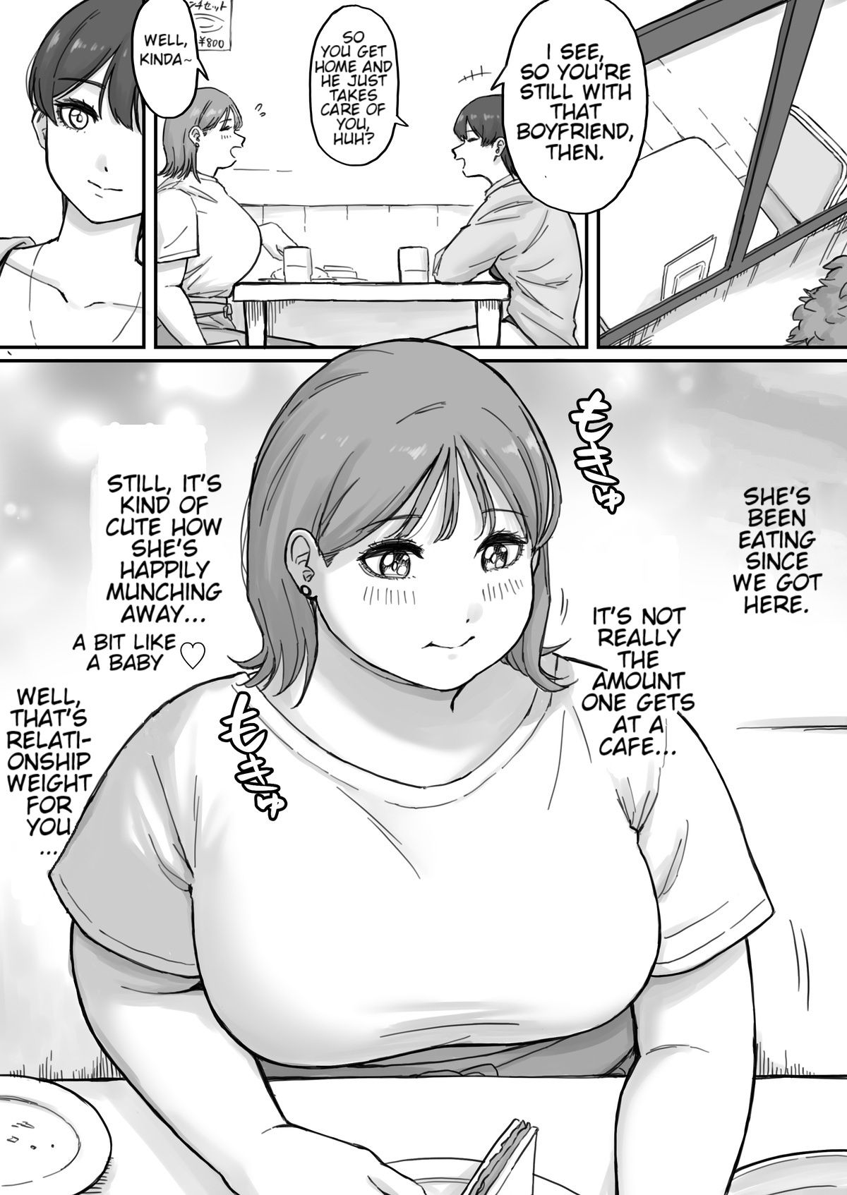 [ Rin ]  My boyfriend (a boy) had a fetish for excess fat [ Ongoing ] page 12 original parody - bbw weight gain hentai manga - read online free