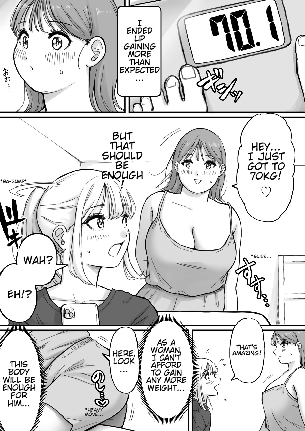 [ Rin ]  My boyfriend (a boy) had a fetish for excess fat [ Ongoing ] page 13 original parody - bbw weight gain hentai manga - read online free