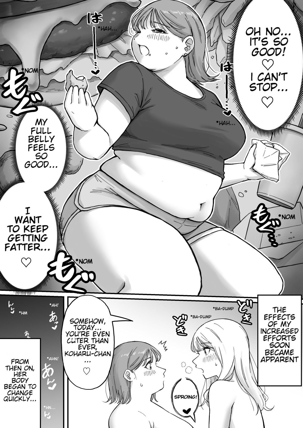 [ Rin ]  My boyfriend (a boy) had a fetish for excess fat [ Ongoing ] page 18 original parody - bbw weight gain hentai manga - read online free