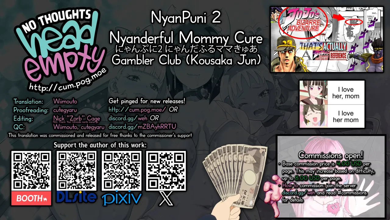 NyanPuni2 Nyanderful Mama Cure ー NyanPuni 2 Nyanderful Mommy Cure page 26 featuring cure lillian wonderful precure parody - ttf threesome futanari hentai manga - read online free