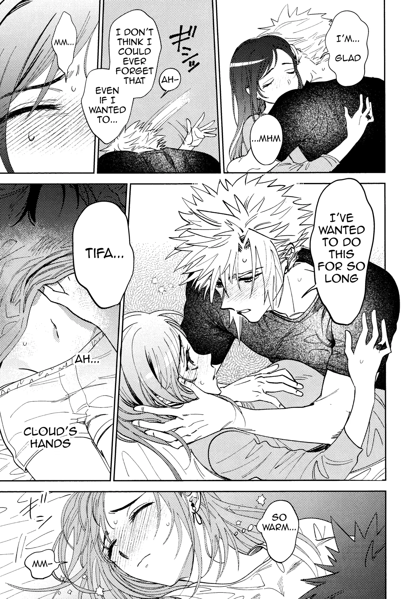 Somarune page 16 featuring cloud strife final fantasy vii parody - kissing big breasts hentai manga - read online free