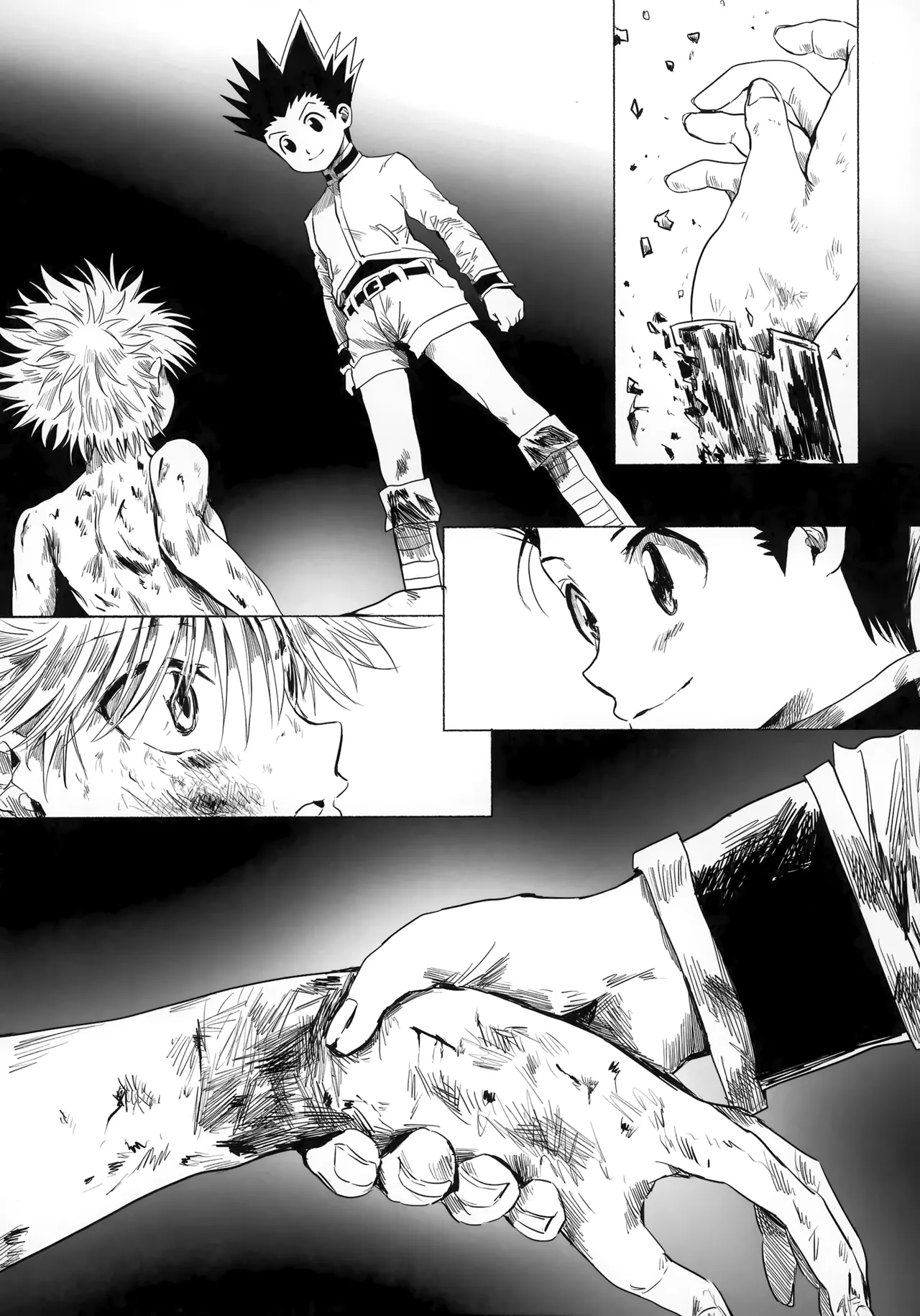 Hoshi no Mahoroba page 27 featuring gon freecss hunter x hunter parody - yaoi males only hentai manga - read online free