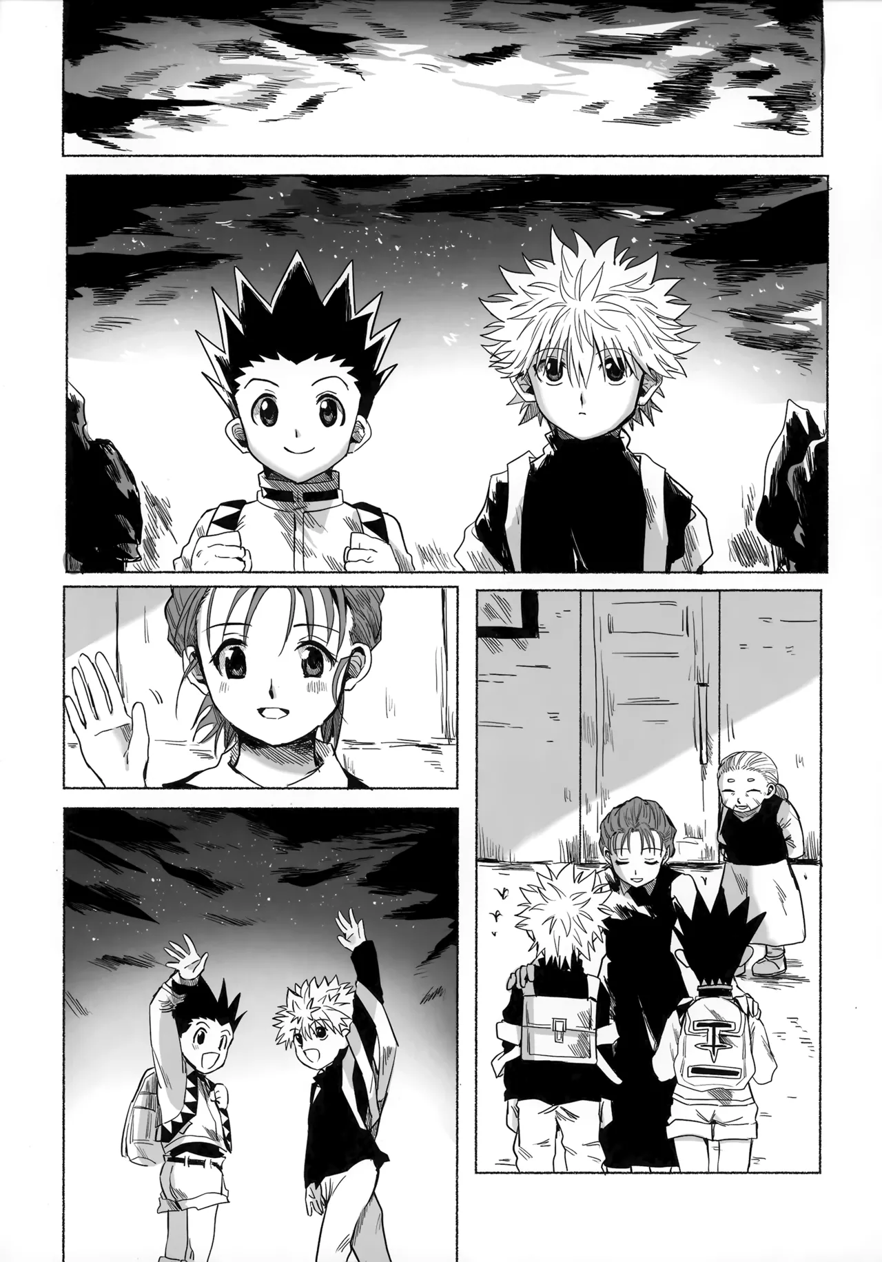 Hoshi no Mahoroba page 76 featuring gon freecss hunter x hunter parody - males only yaoi hentai manga - read online free