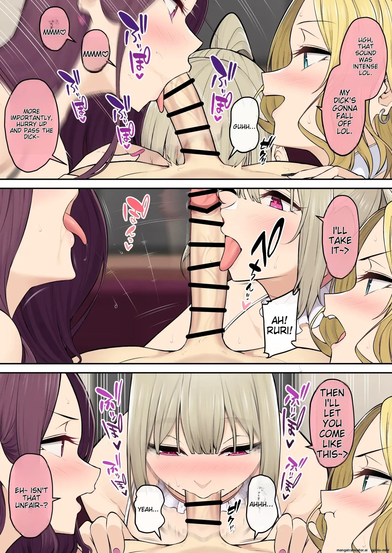 Imaizumi Brings All The Gyarus To His House 7 page 36 original parody - rough translation multi-work series hentai manga - read online free