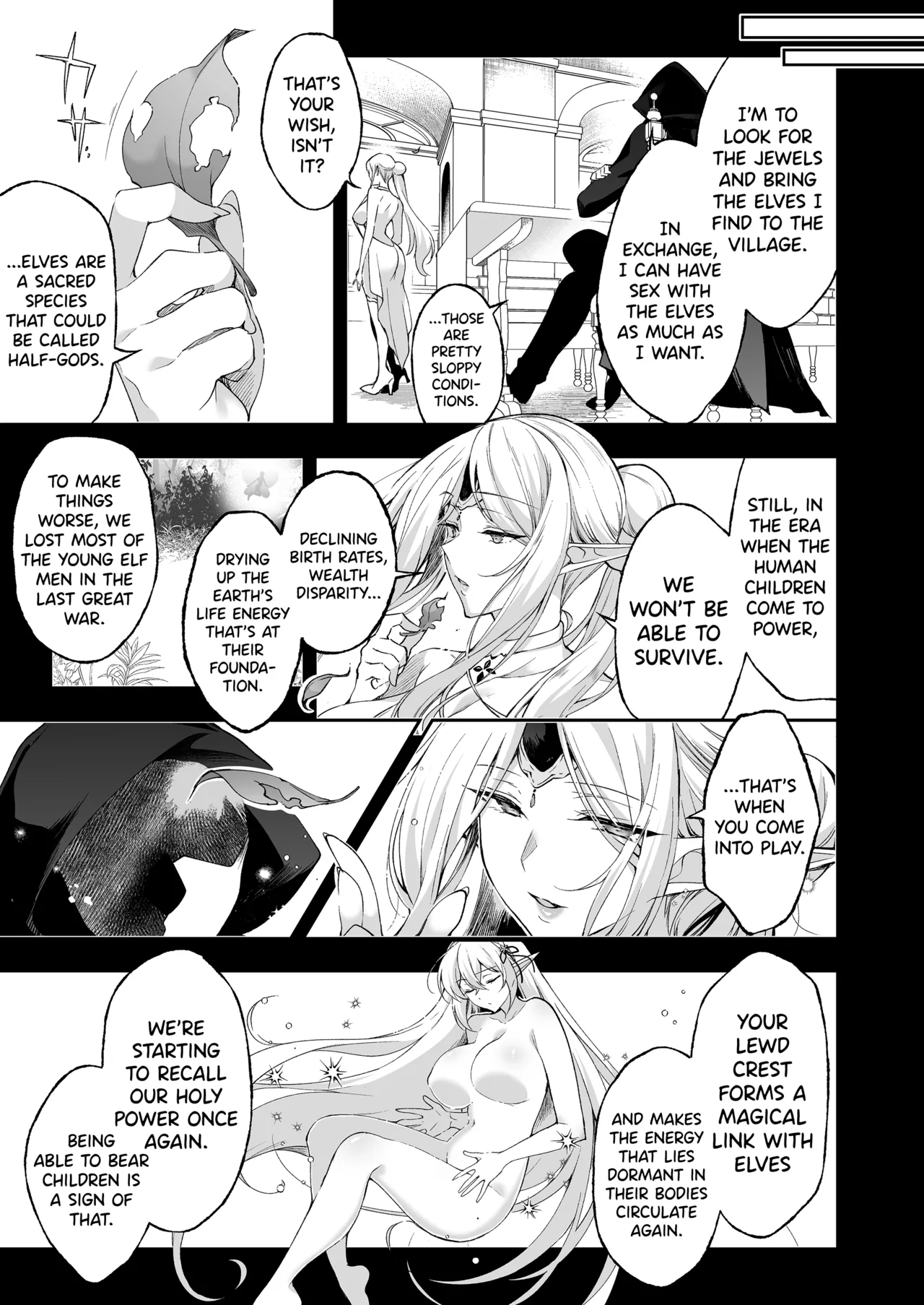 Elf ni Inmon o Tsukeru Hon LEVEL:8 page 21 original parody - sole male nakadashi hentai manga - read online free