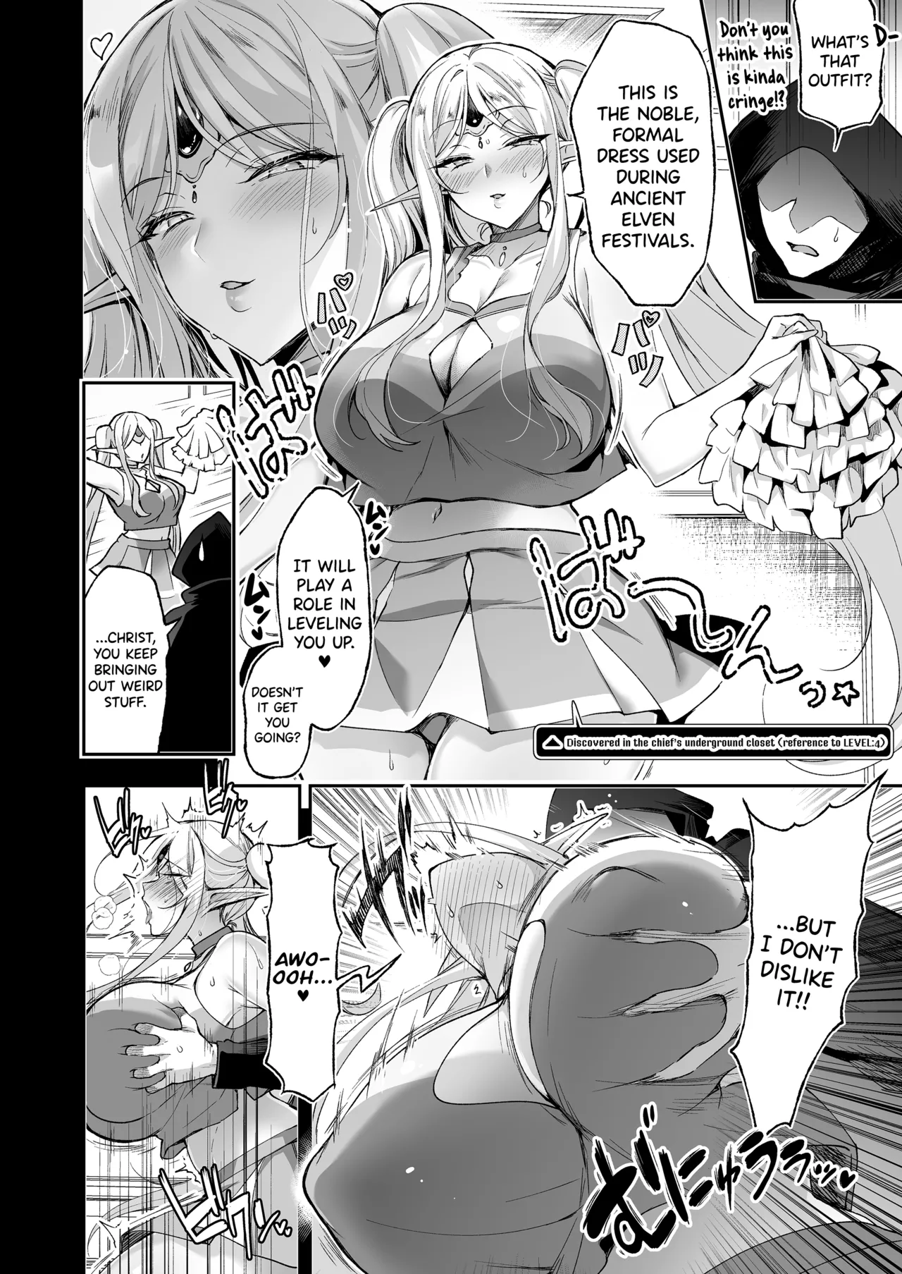 Elf ni Inmon o Tsukeru Hon LEVEL:8 page 26 original parody - elf big breasts hentai manga - read online free
