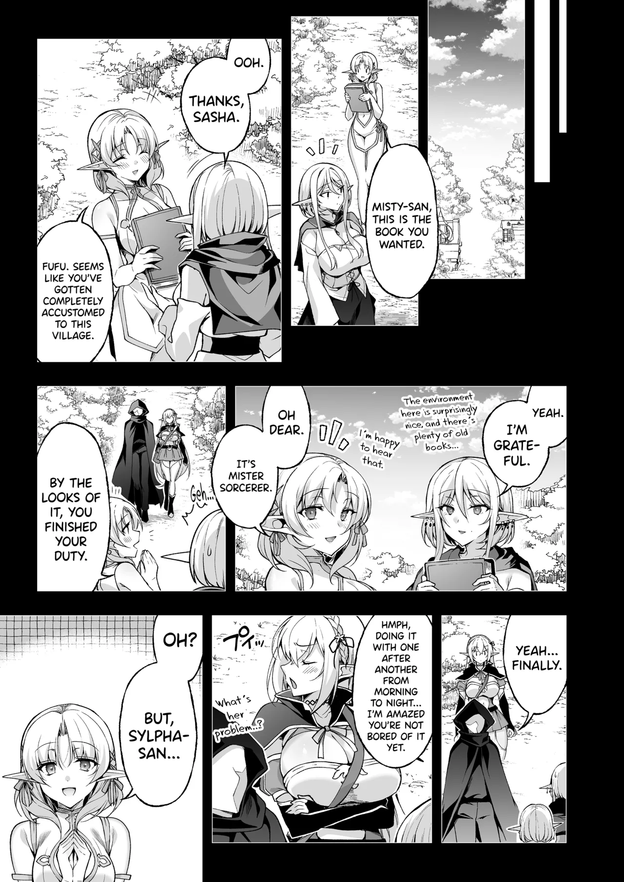 Elf ni Inmon o Tsukeru Hon LEVEL:8 page 41 original parody - elf big breasts hentai manga - read online free