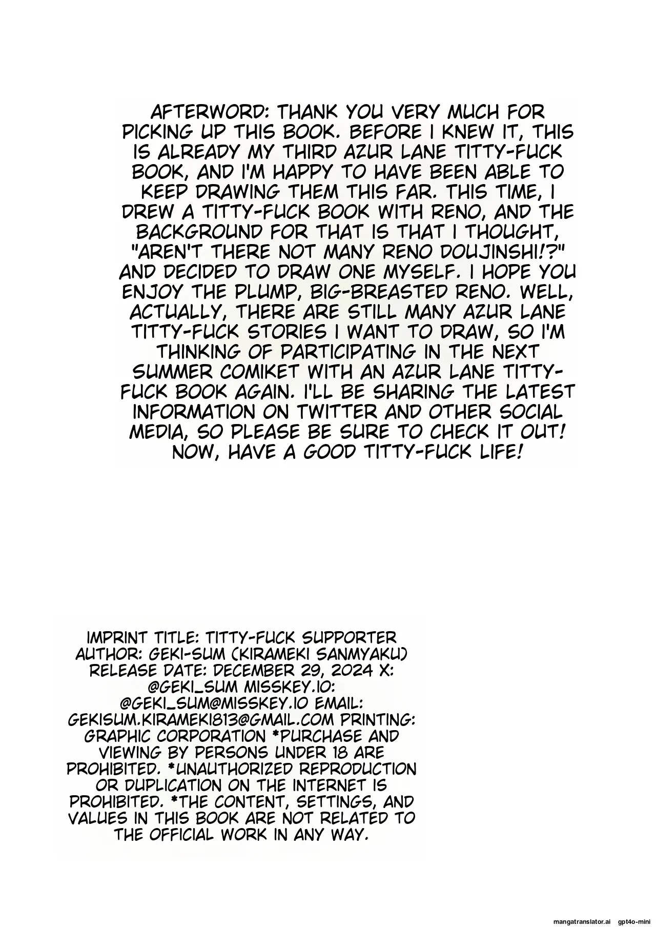 Paizuri Supporter page 25 featuring bremerton azur lane parody - full censorship paizuri hentai manga - read online free