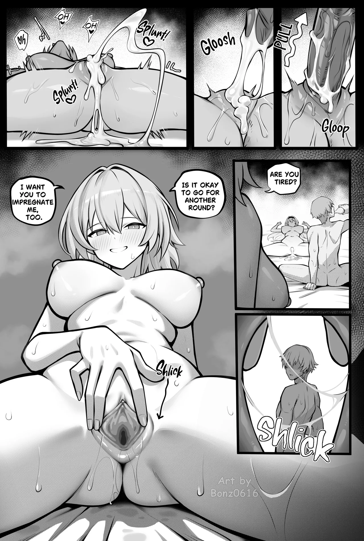 My Girlfriends Never! Let me sleep... page 12 featuring march 7th honkai star rail parody - sweating big breasts hentai manga - read online free
