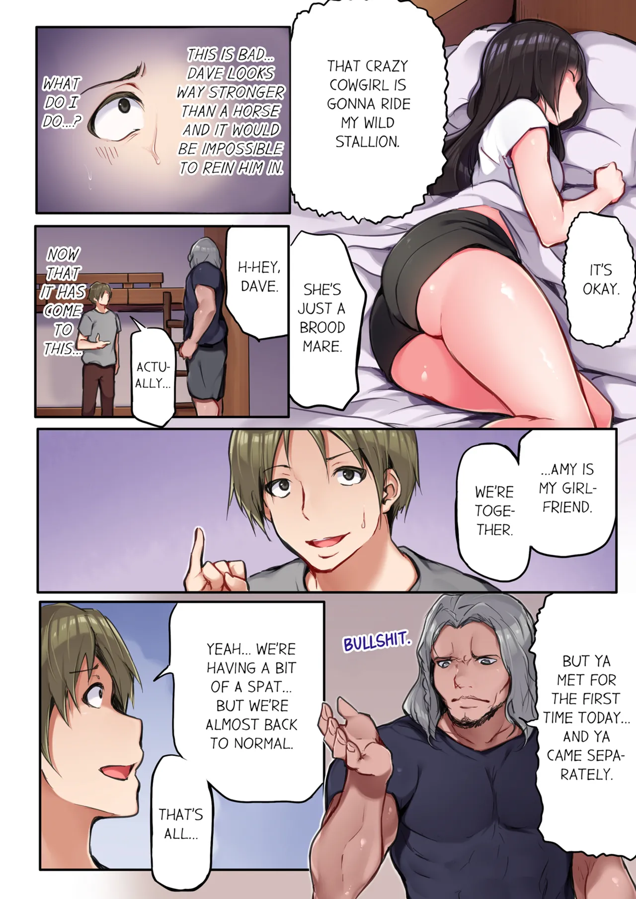 That Won't Fit...! All Night Sex with the Biggest Cock Vol.1-3 page 11 - mmf threesome group hentai manga - read online free