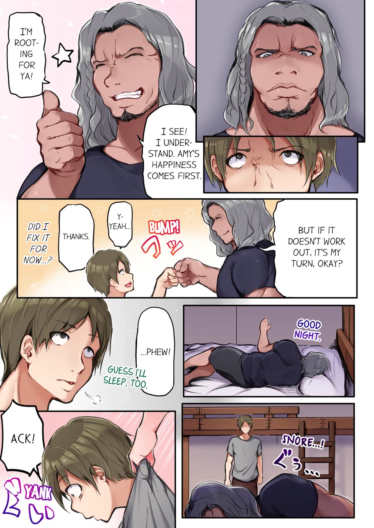 That Won't Fit...! All Night Sex with the Biggest Cock Vol.1-3 page 12 - mmf threesome group hentai manga - read online free