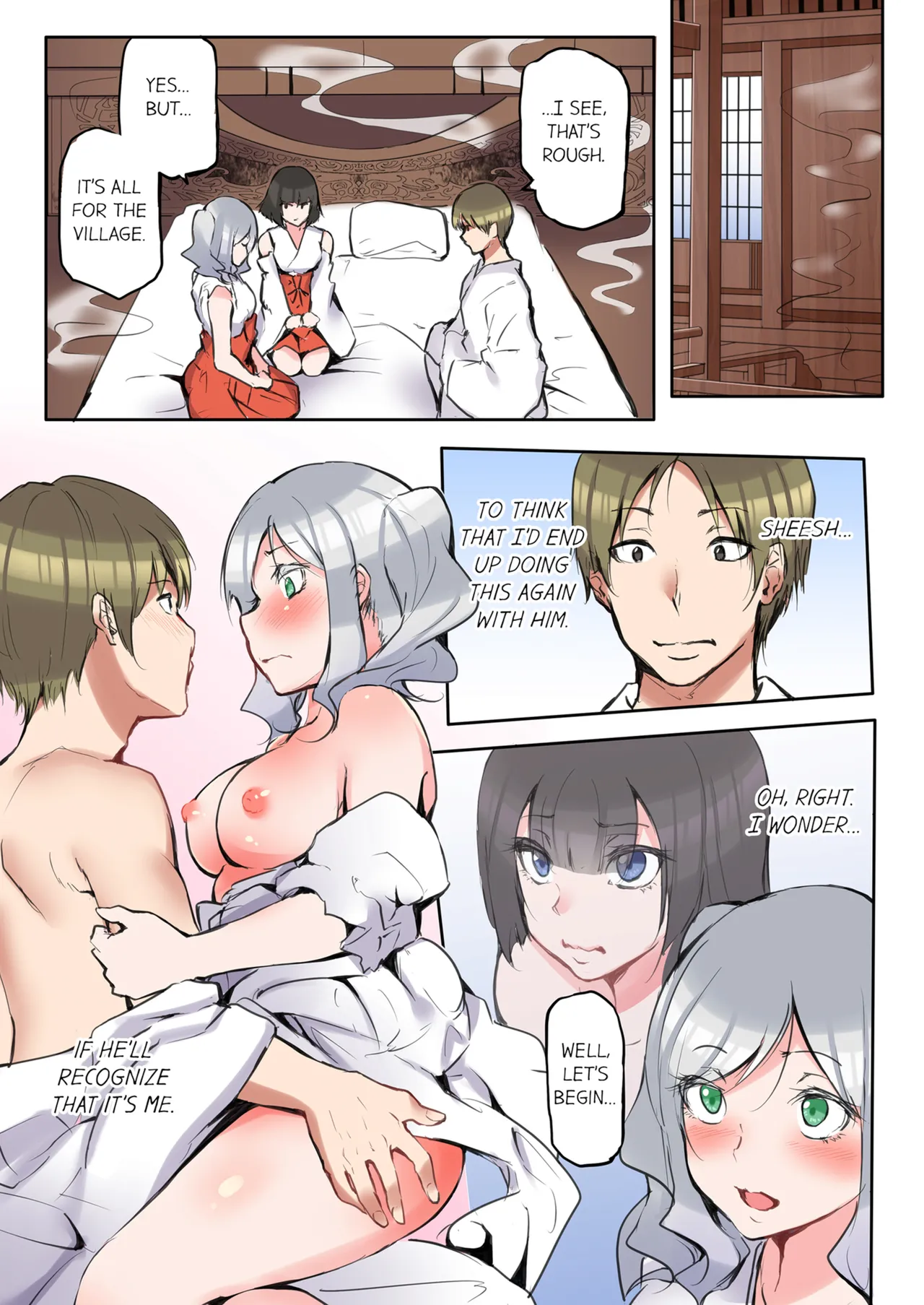 That Won't Fit...! All Night Sex with the Biggest Cock Vol.1-3 page 121 - sole female sole male hentai manga - read online free