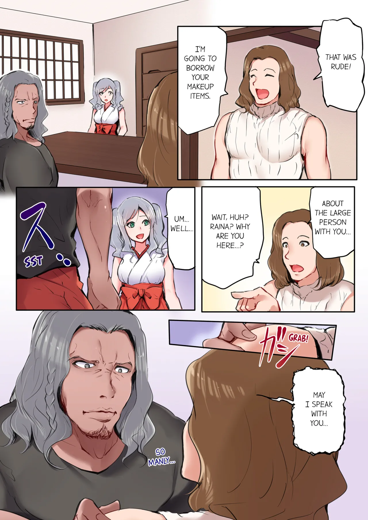 That Won't Fit...! All Night Sex with the Biggest Cock Vol.1-3 page 123 - mmf threesome group hentai manga - read online free