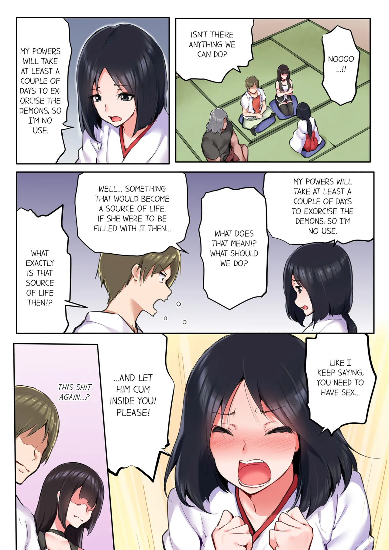 That Won't Fit...! All Night Sex with the Biggest Cock Vol.1-3 page 154 - sole female sole male hentai manga - read online free