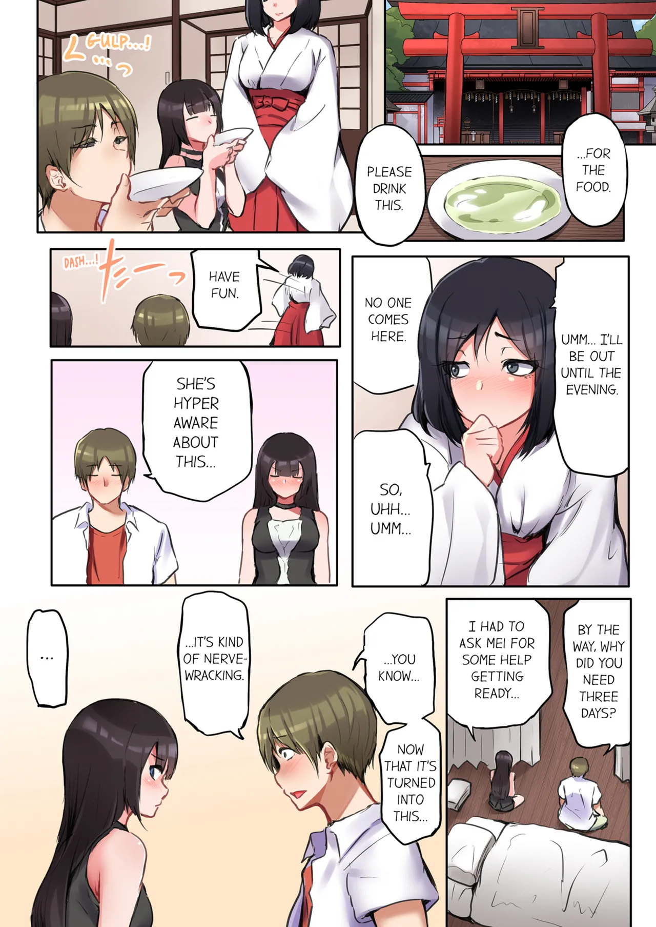 That Won't Fit...! All Night Sex with the Biggest Cock Vol.1-3 page 57 - sole female sole male hentai manga - read online free