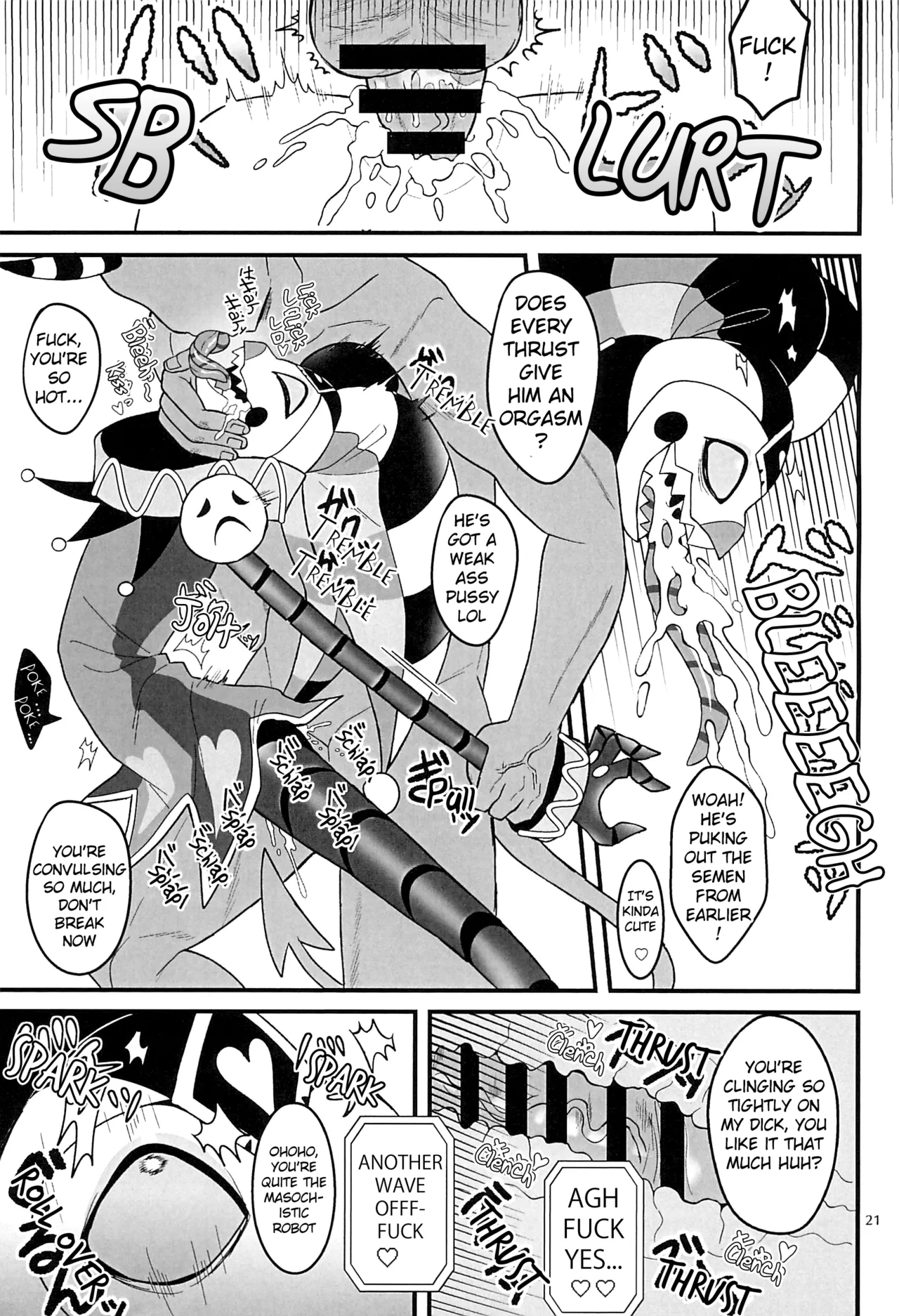 RoboFizz to Asobo  | Playing with RoboFizz page 20 helluva boss parody - nakadashi robot hentai manga - read online free